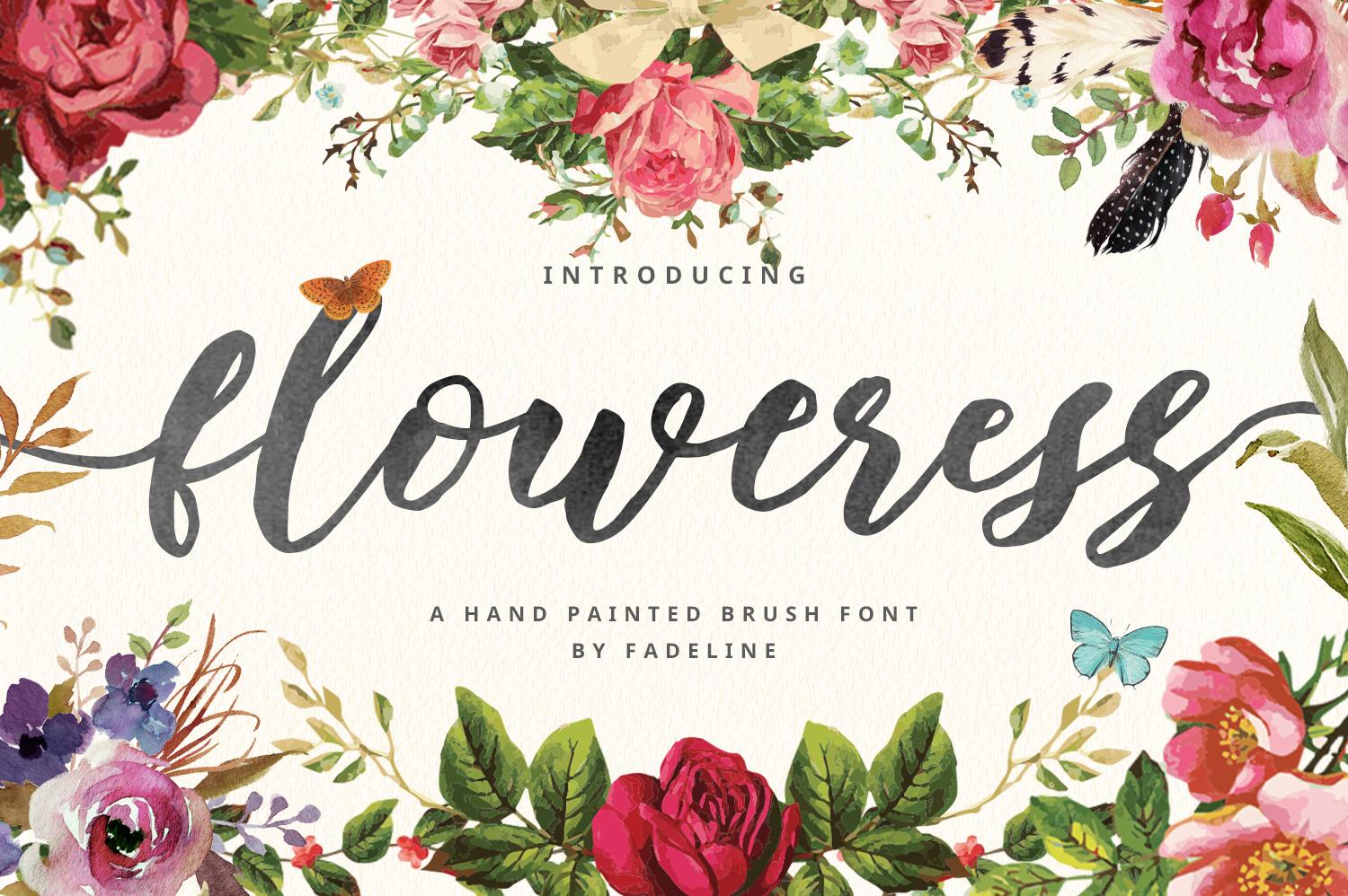 Floweress Font