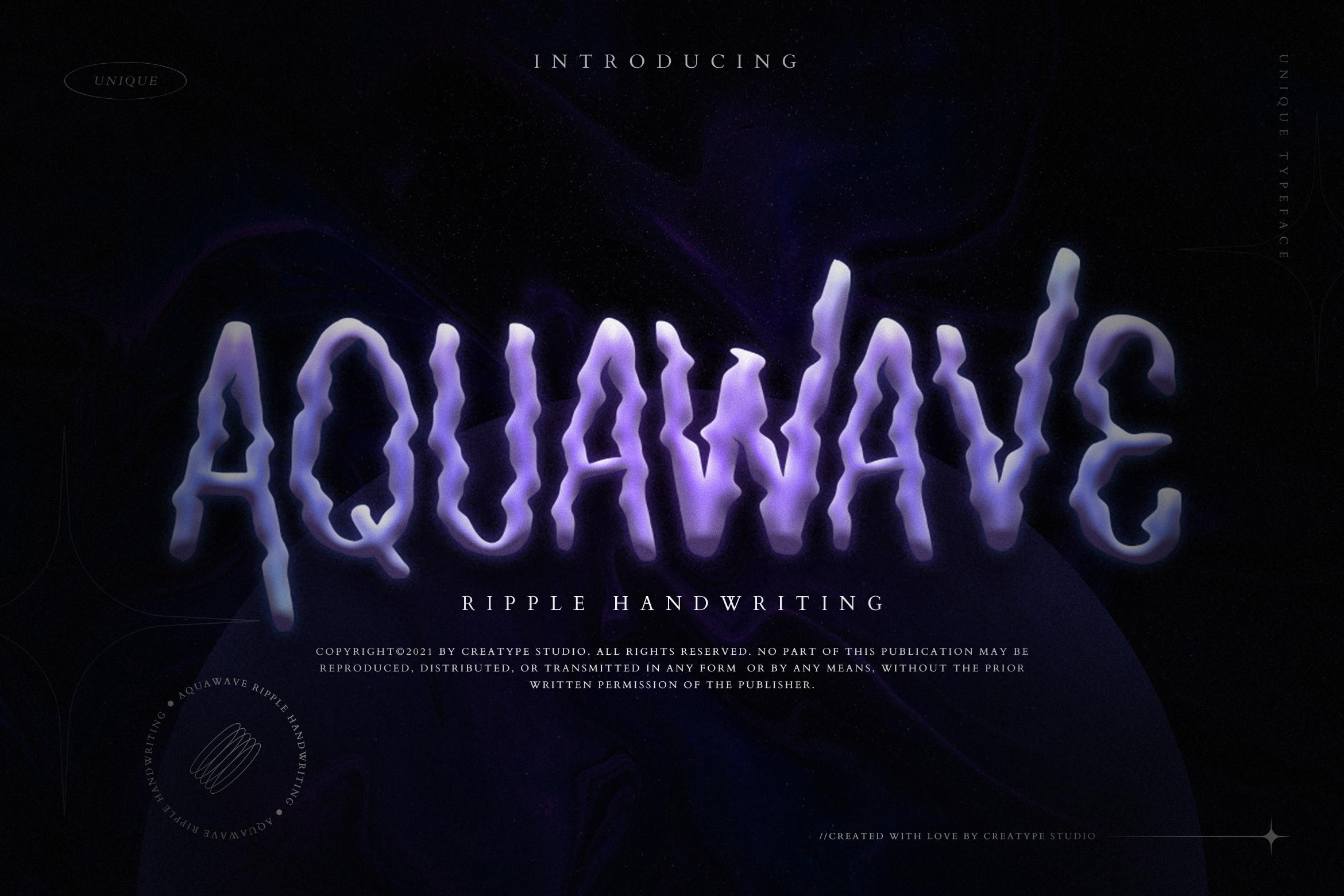 Aquawave Font