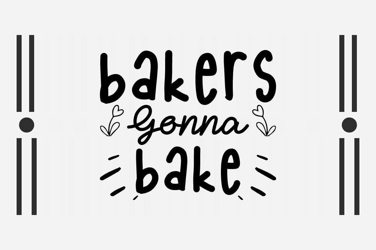 Bakers Gonna Bake SVG Pot Holder Quotes
