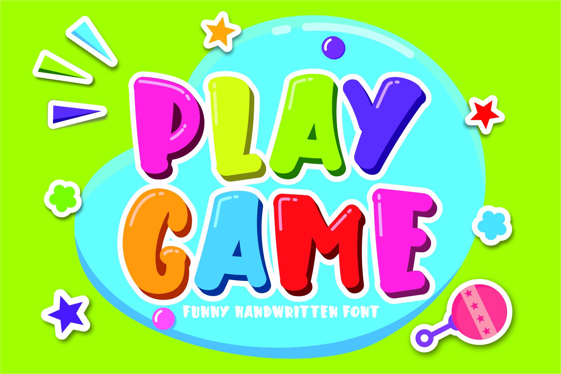 Play Game Font