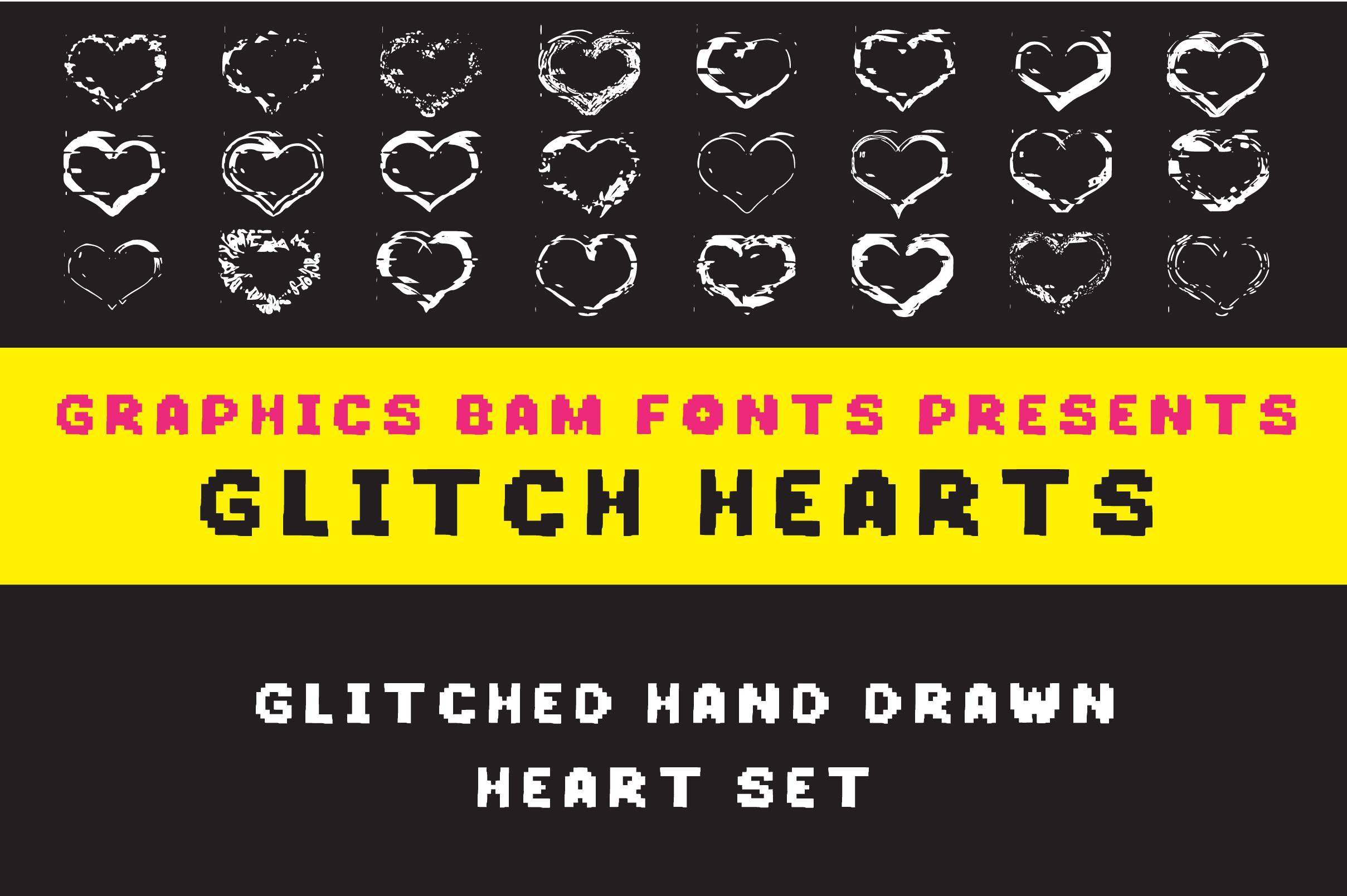 Glitch Hearts Font