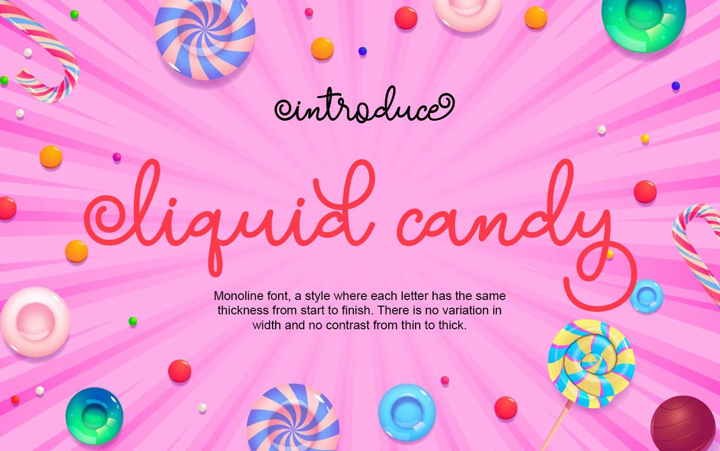 Liquid Candy Font