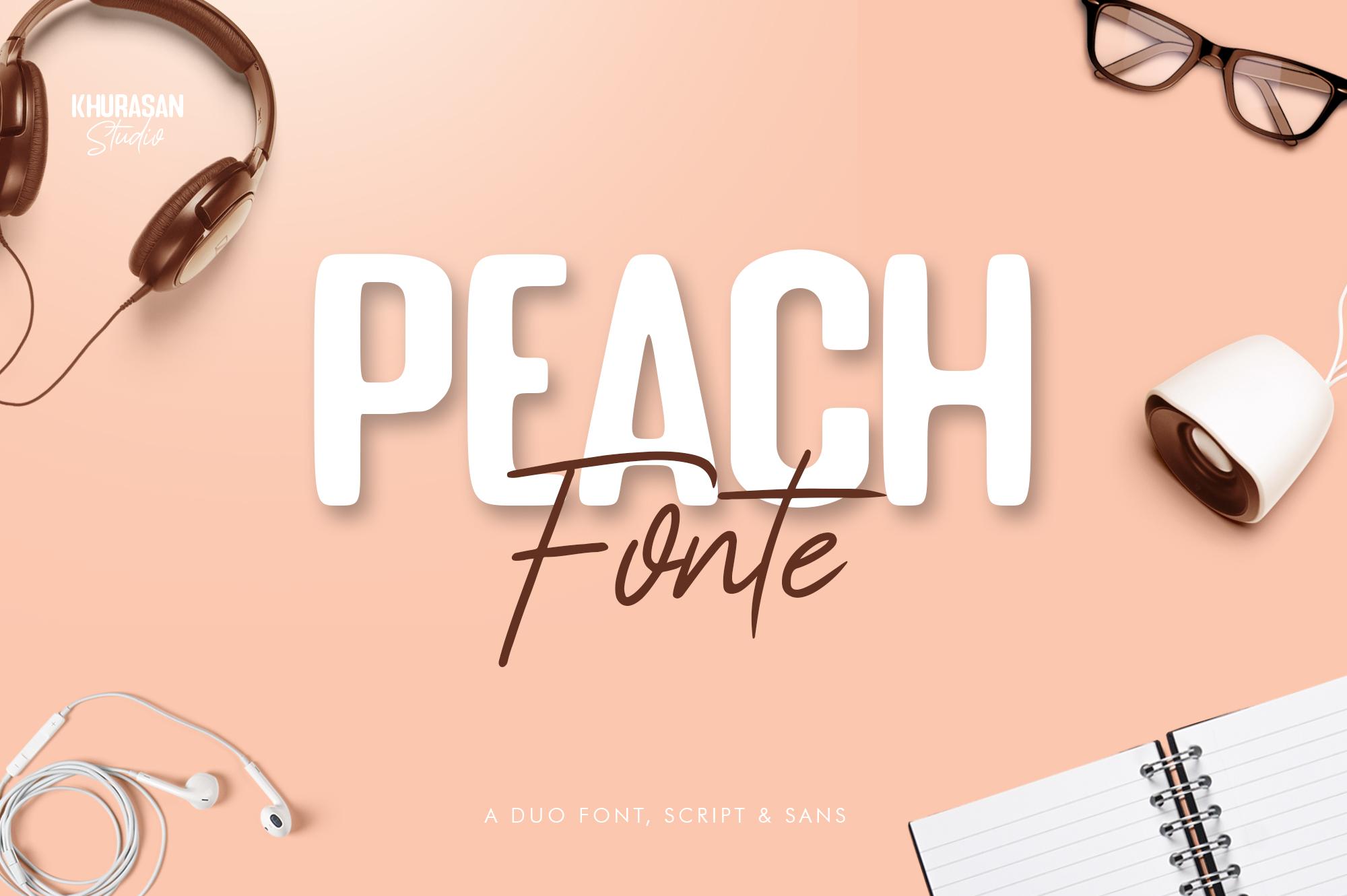 Peach Fonte Font