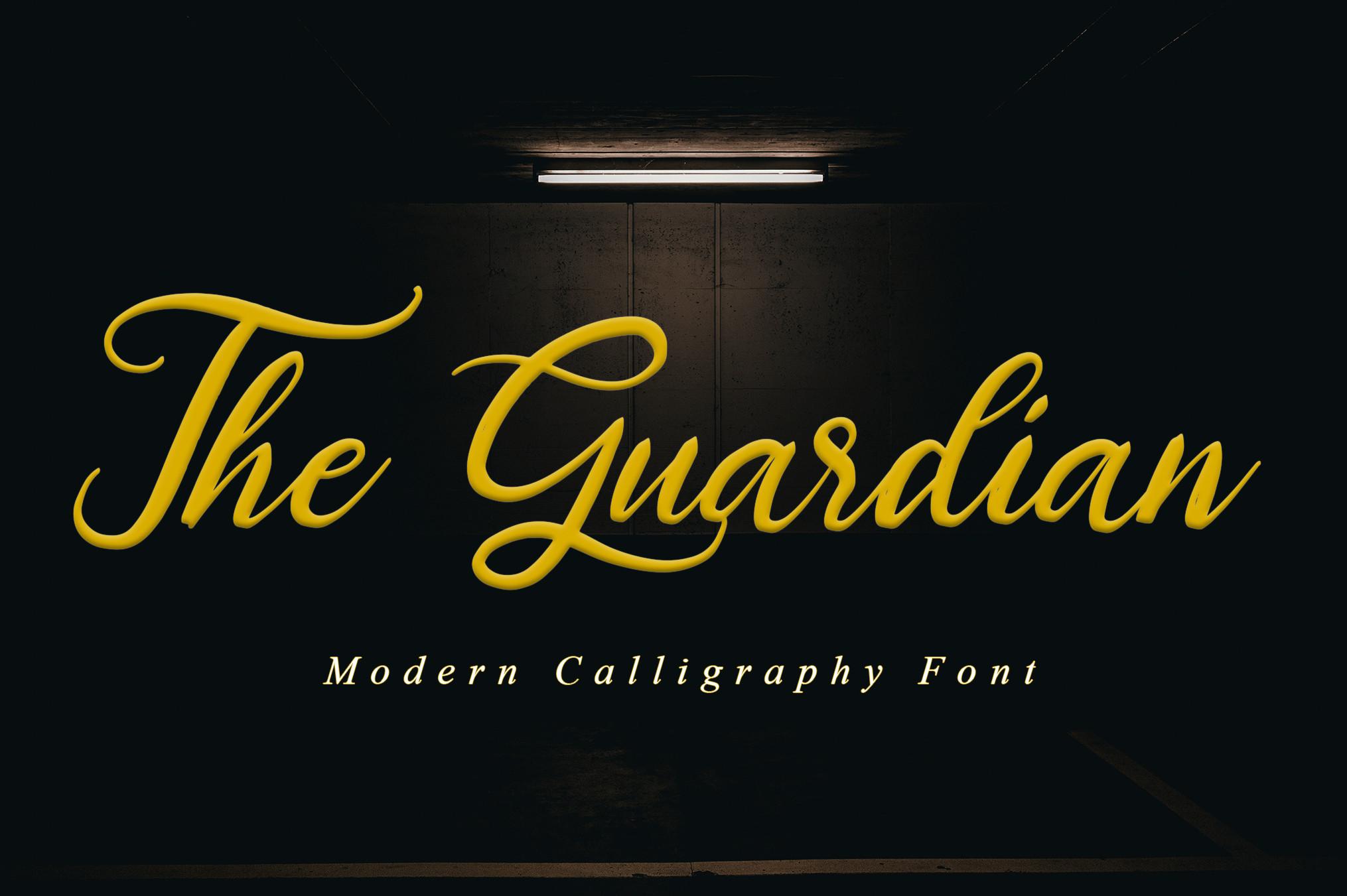 The Guardian Font