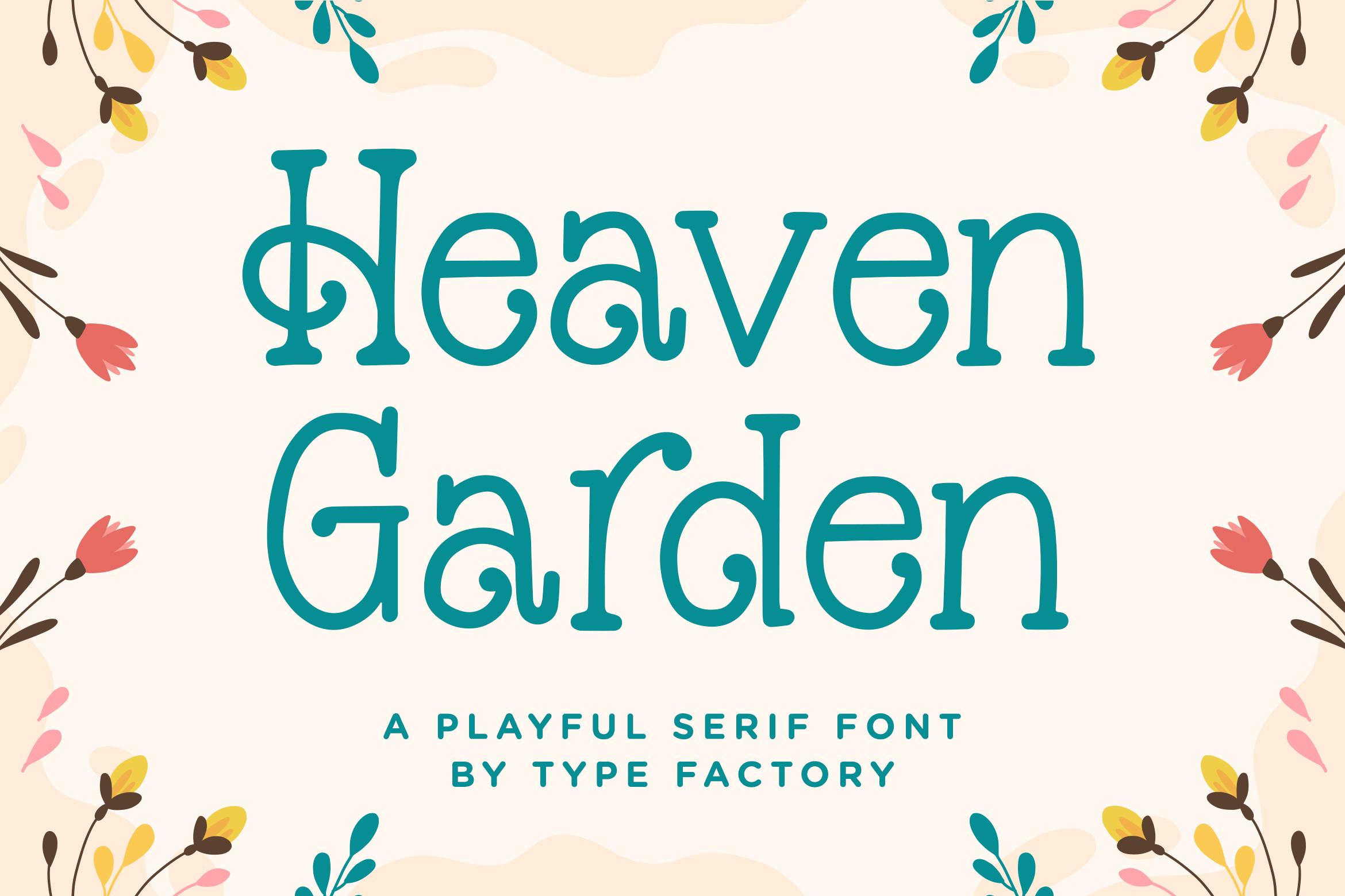 Heaven Garden Font