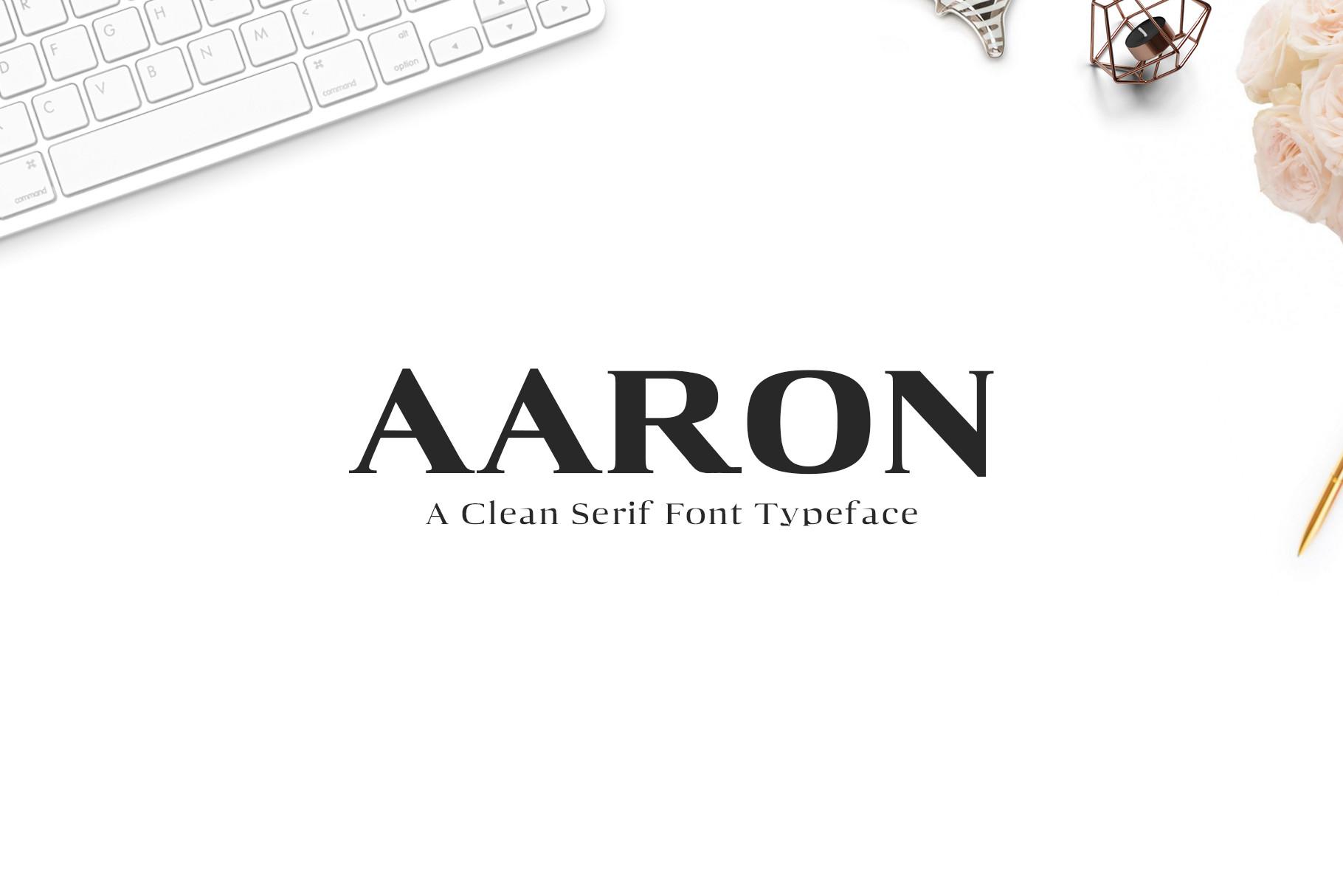 Aaron Family Font