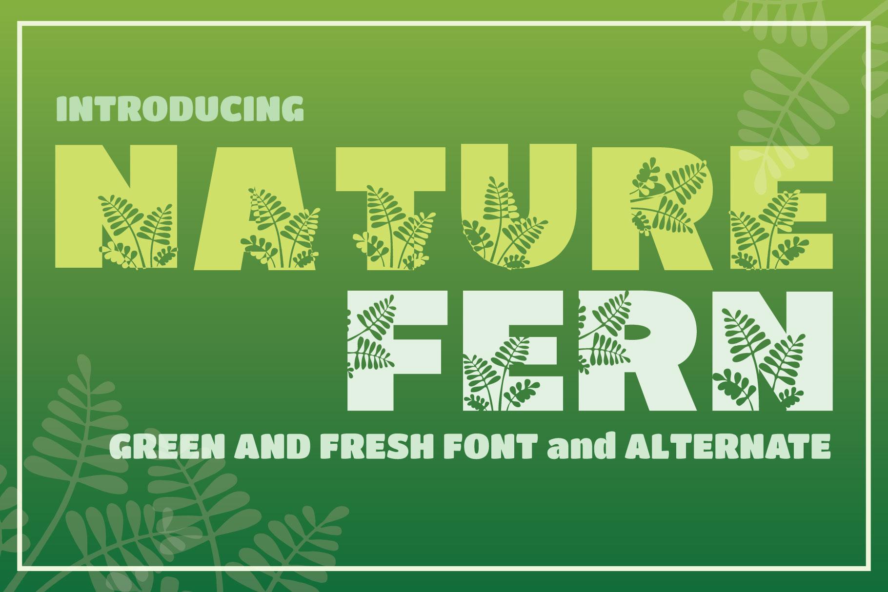 Nature Fern Font