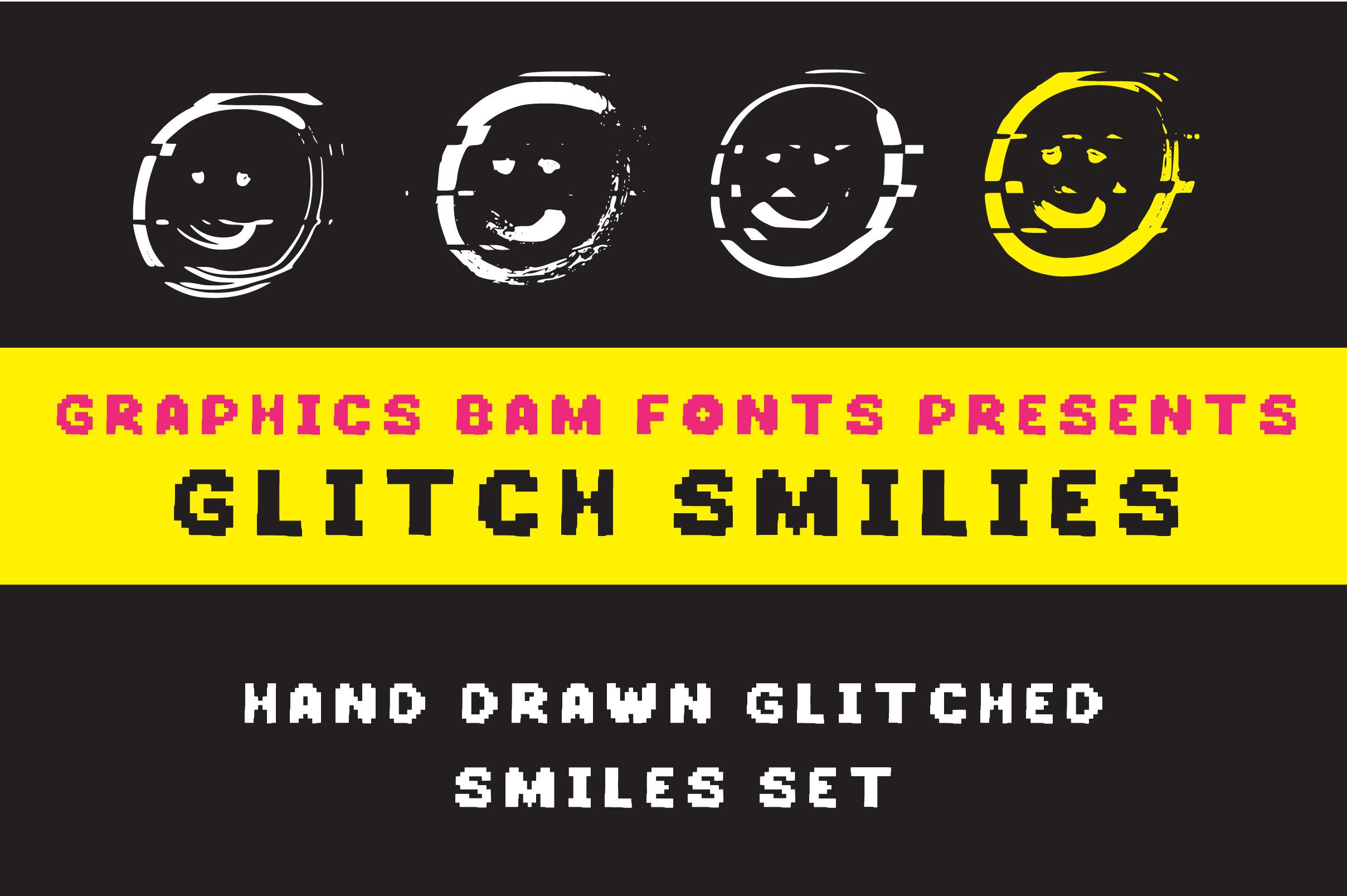 Glitch Smilies Font