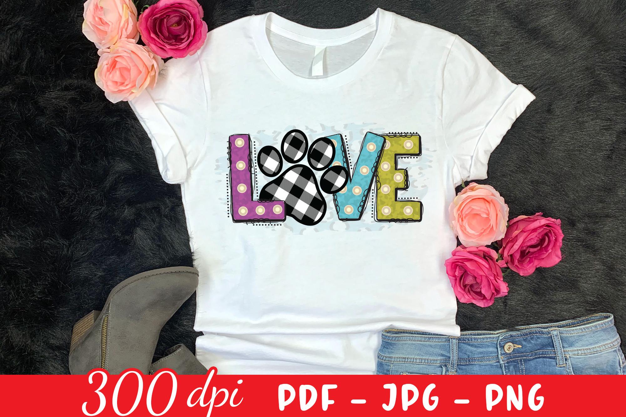 Love PNG, Cat Sublimation Design