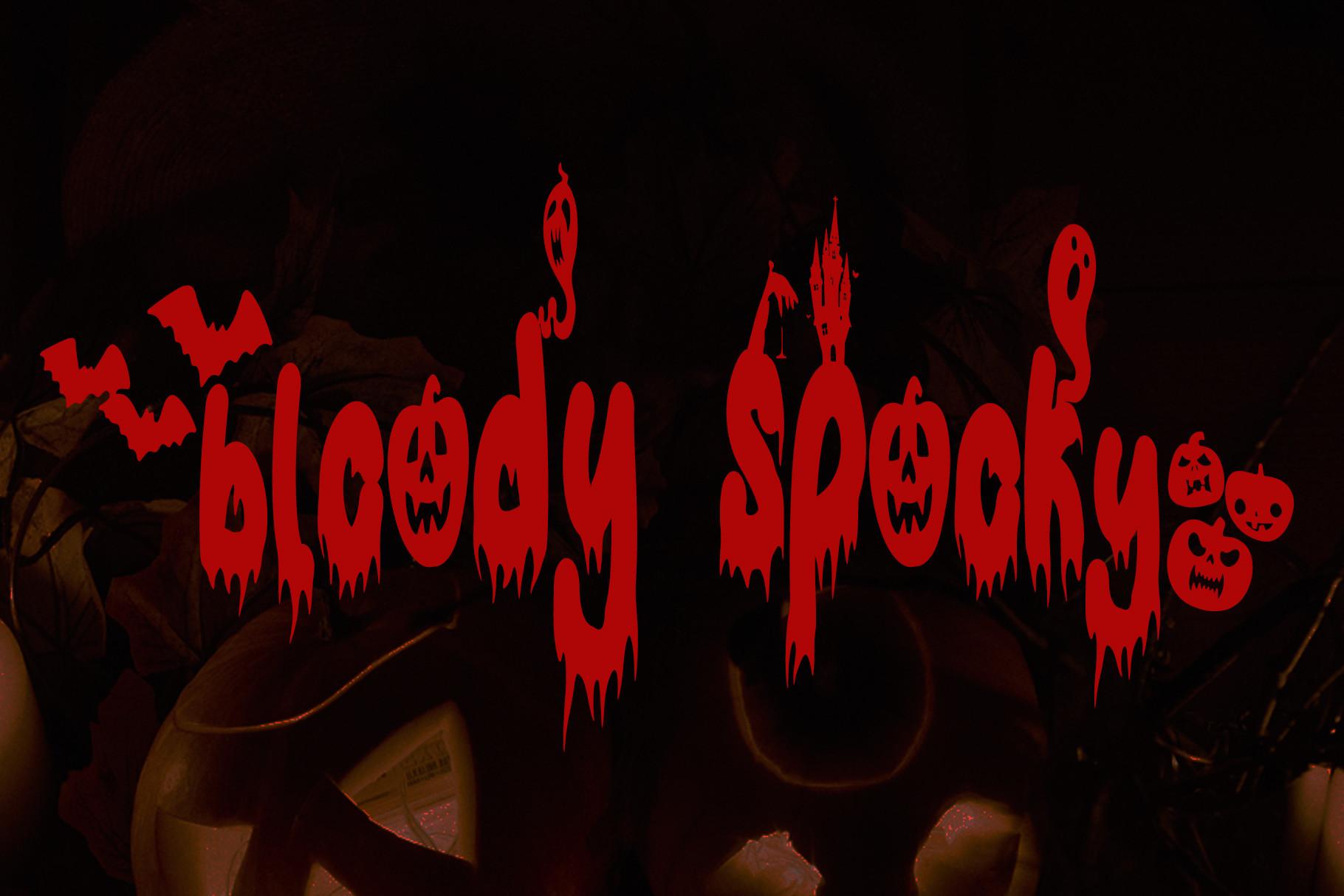 Bloody Spooky Font