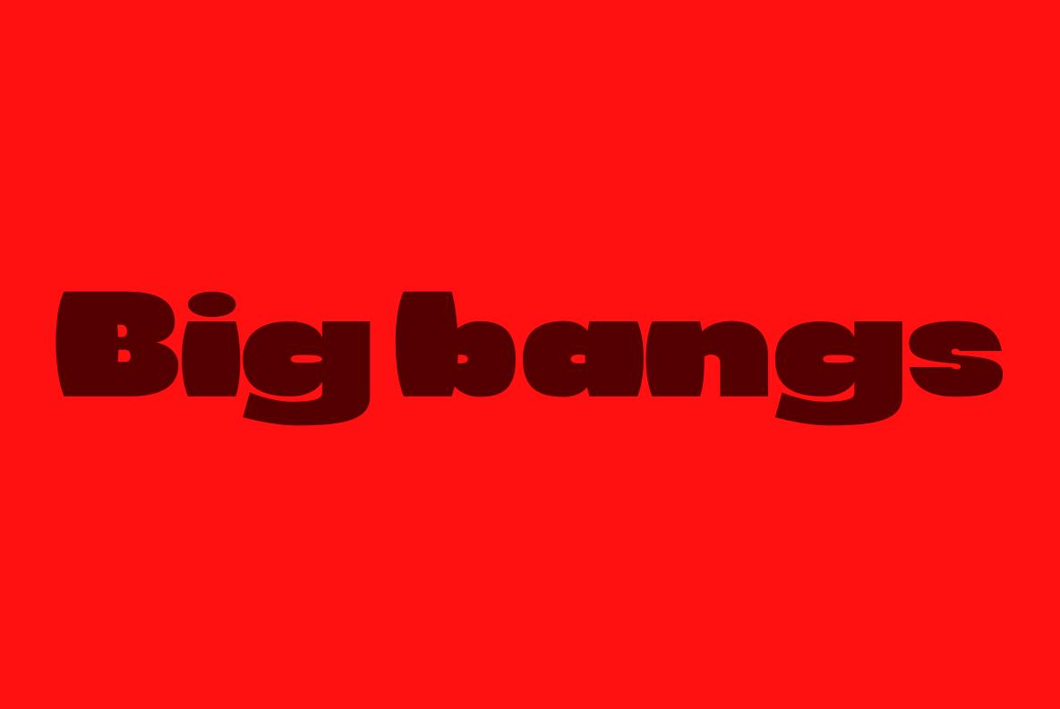 Big Bangs Font
