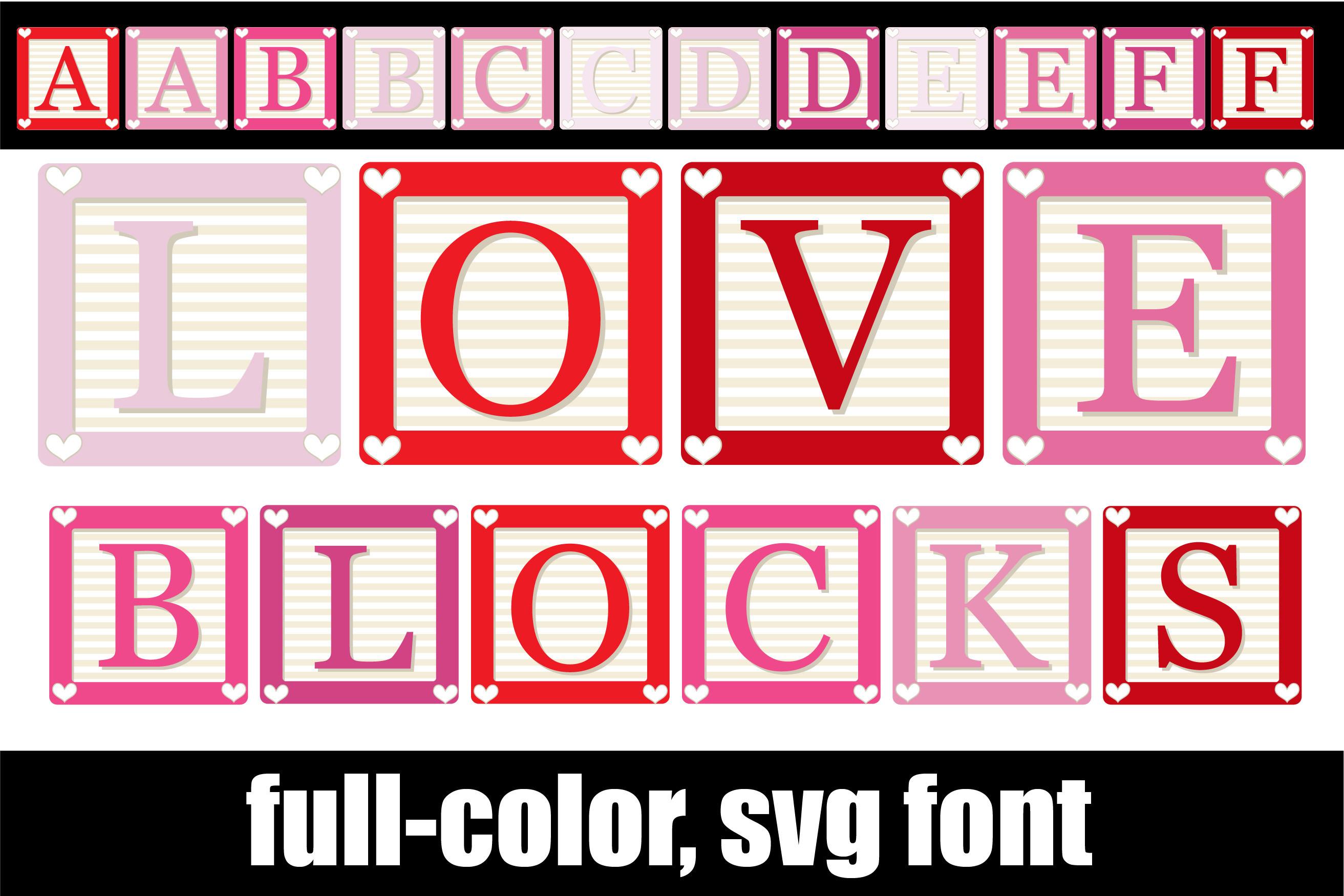 Love Blocks Font