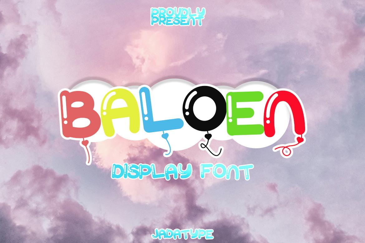Baloen Font