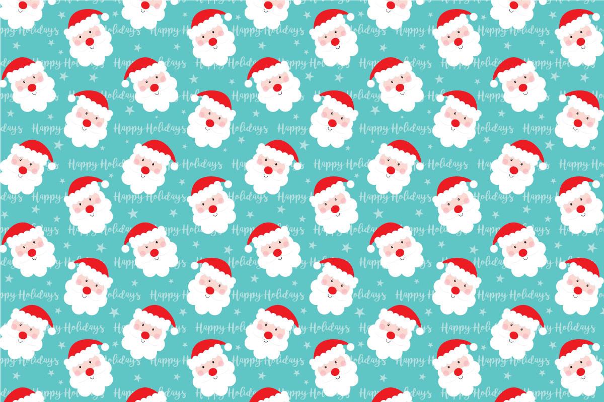 Santa Claus Seamless Pattern Design