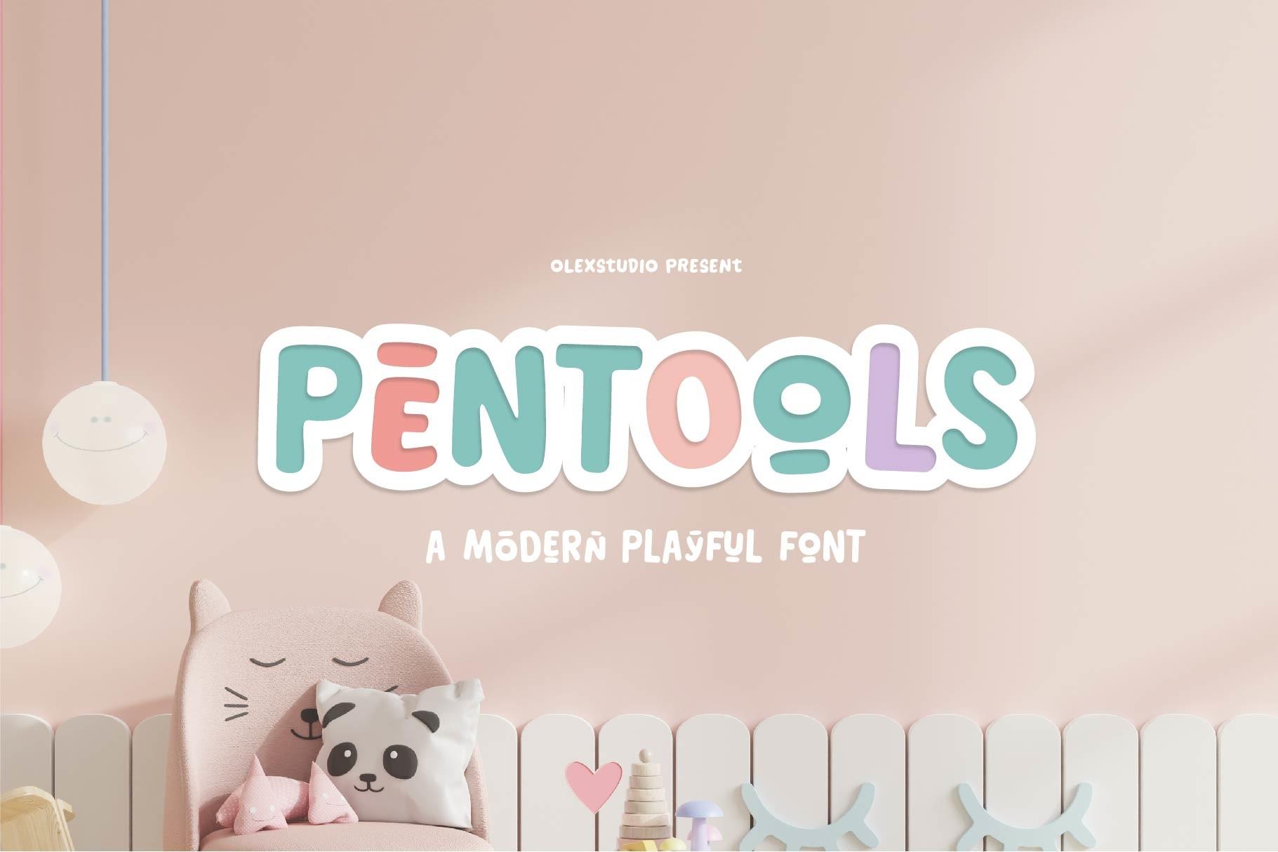 Pentools Font
