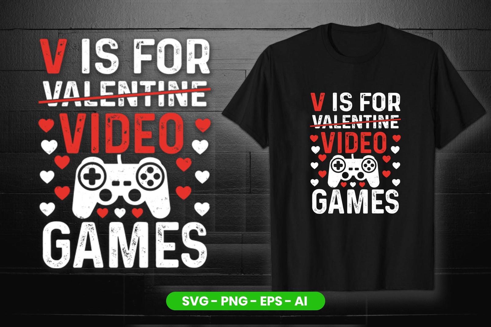 V is for Video Games Valentines Day Game