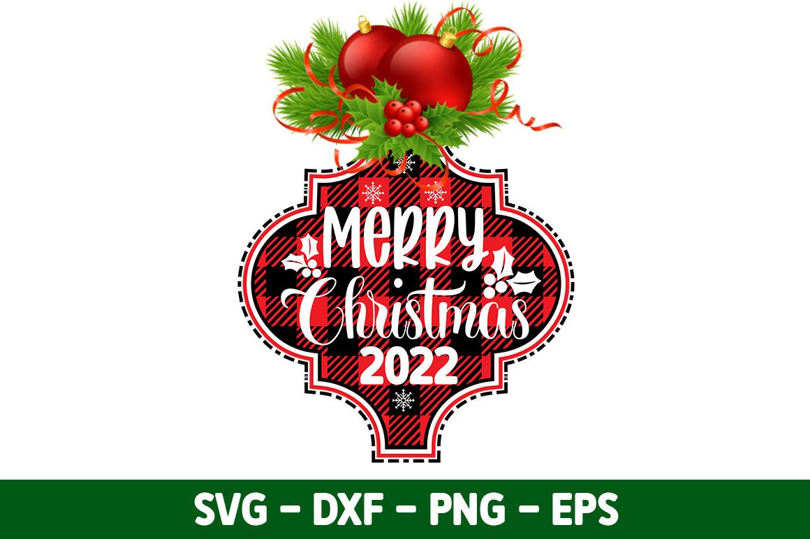 Merry Christmas 2022 SVG