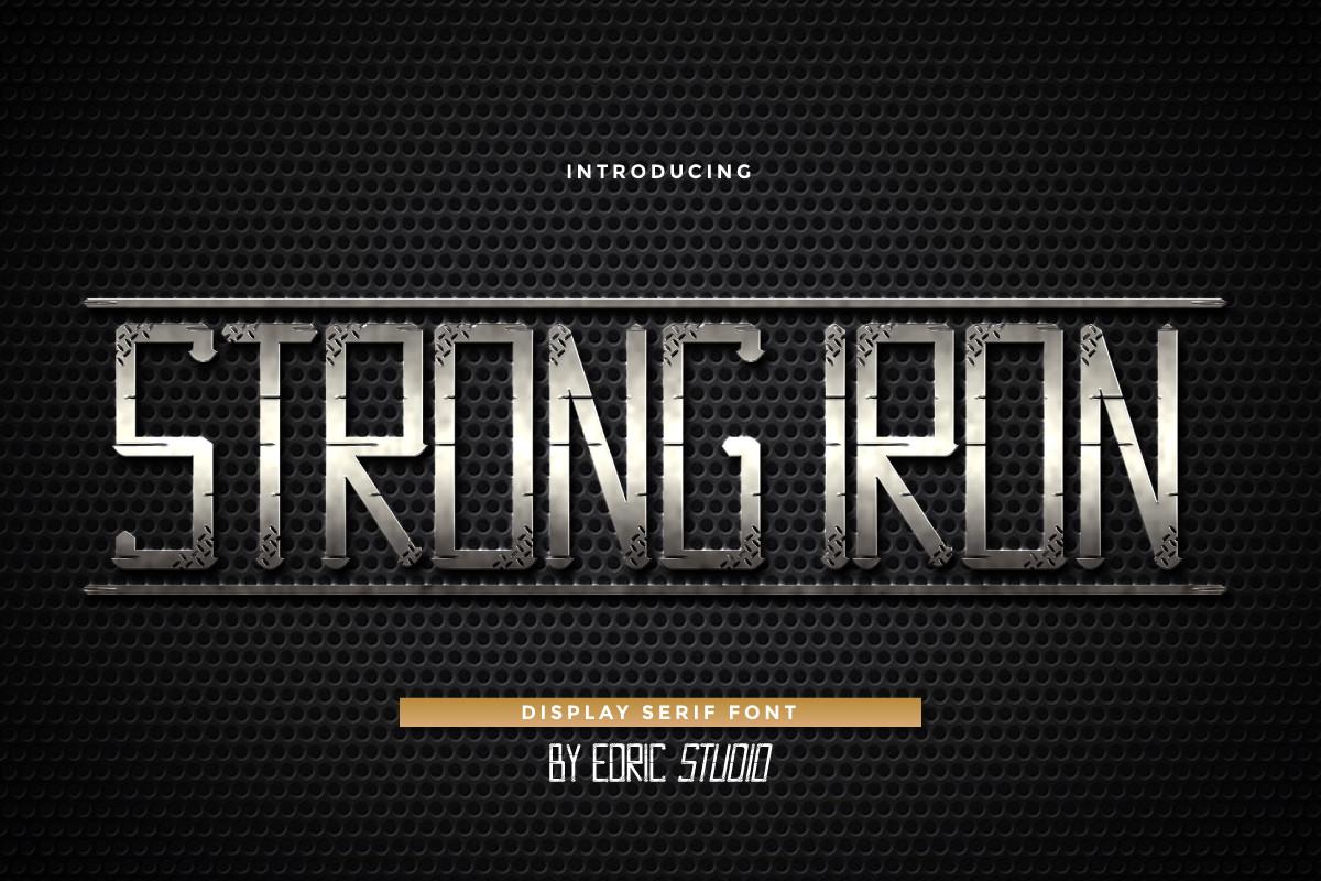 Strong Iron Font