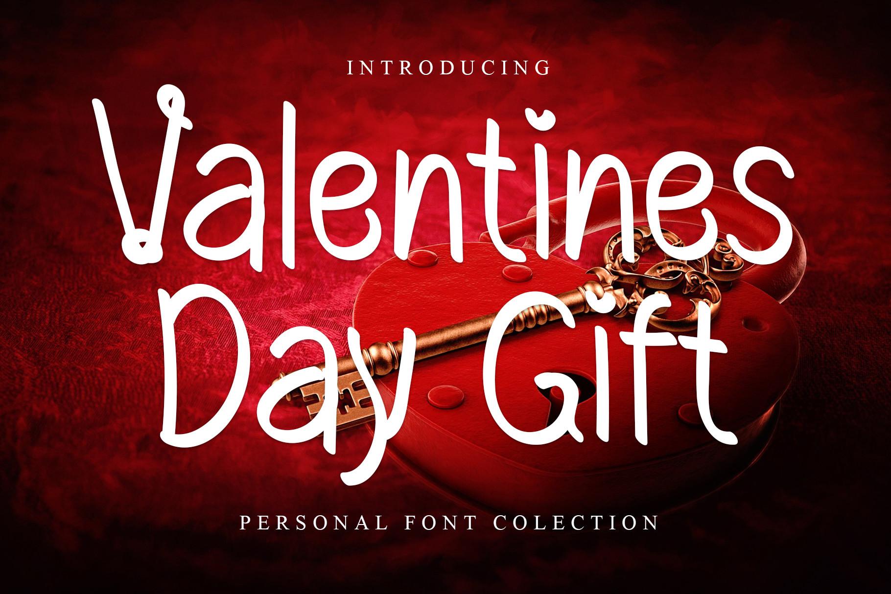 Valentines Day Gift Font