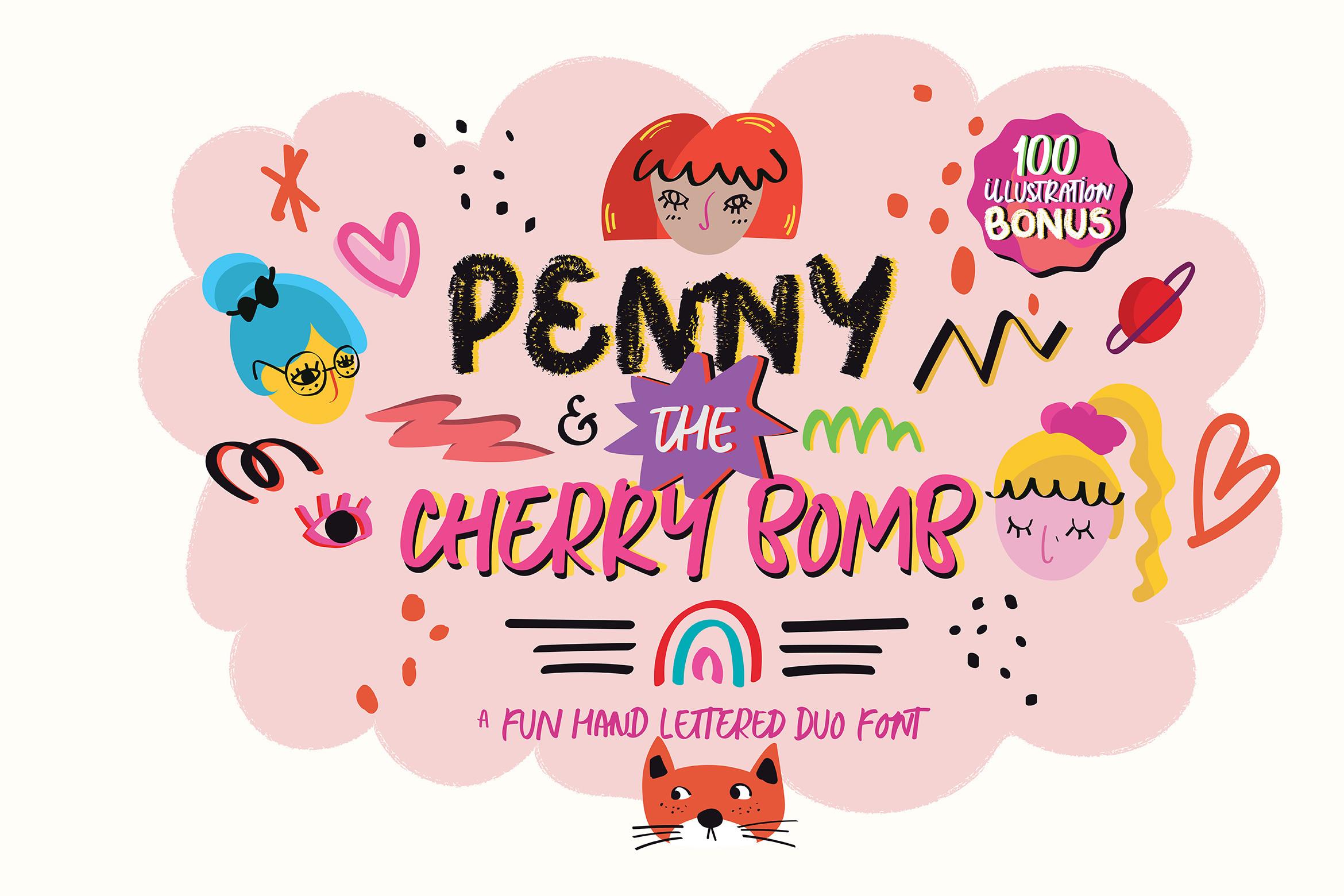 Penny & the Cherry Bomb Font