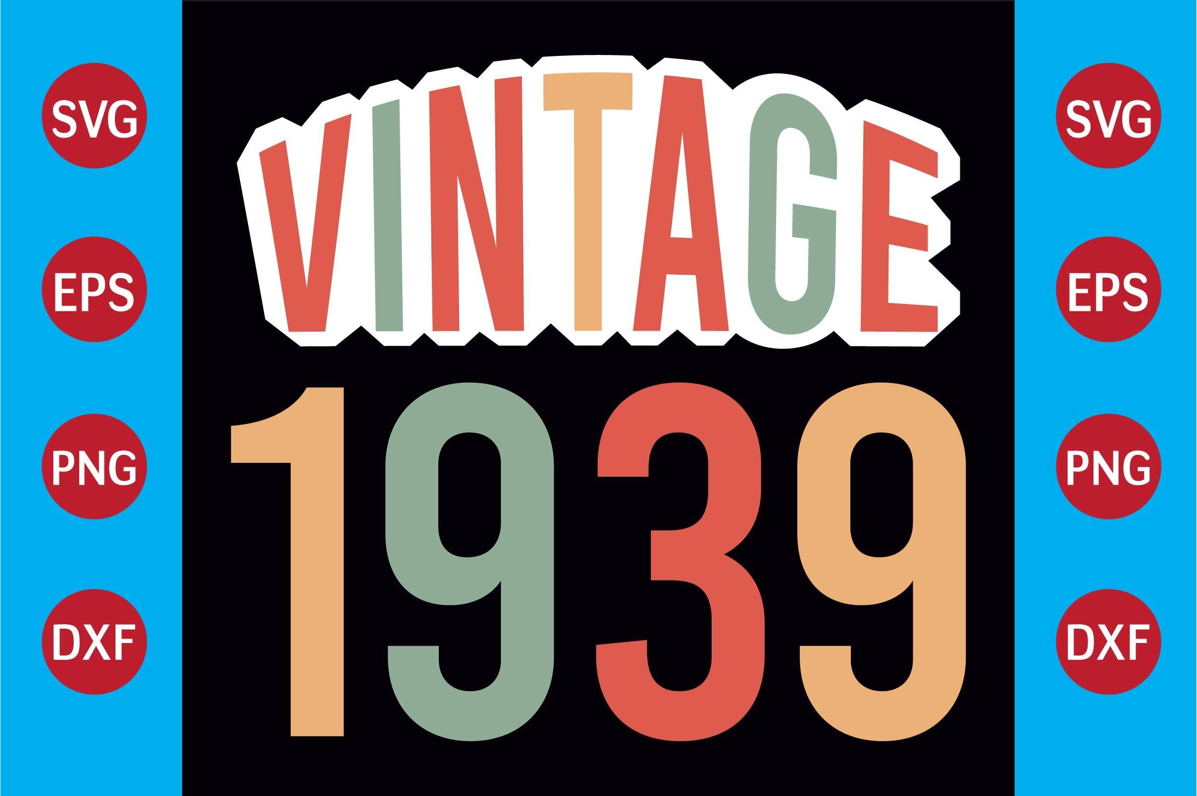 Vintage 1939  T-shirt Design