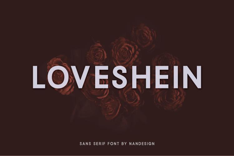 Loveshein Font