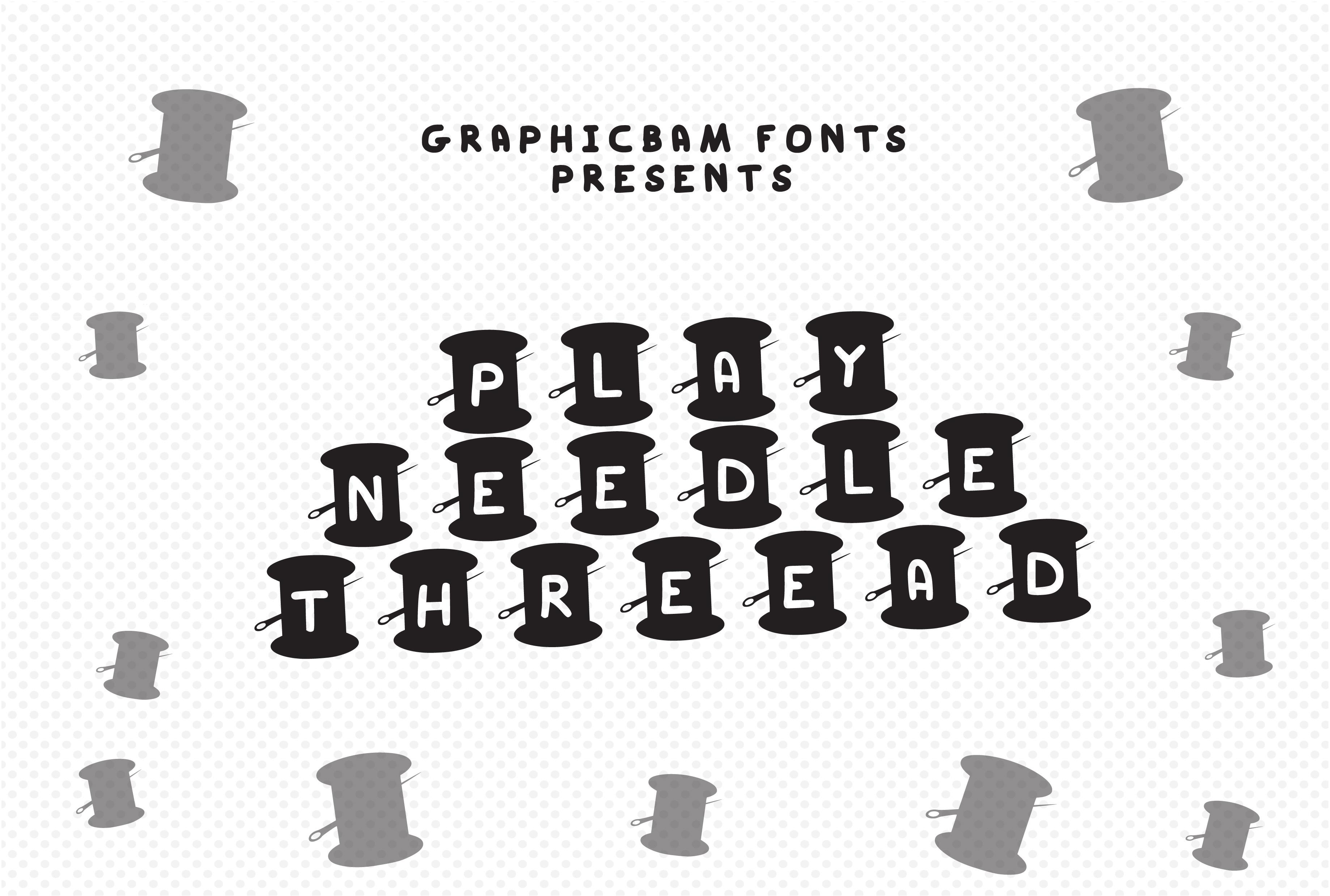 Play Needle Thread Font