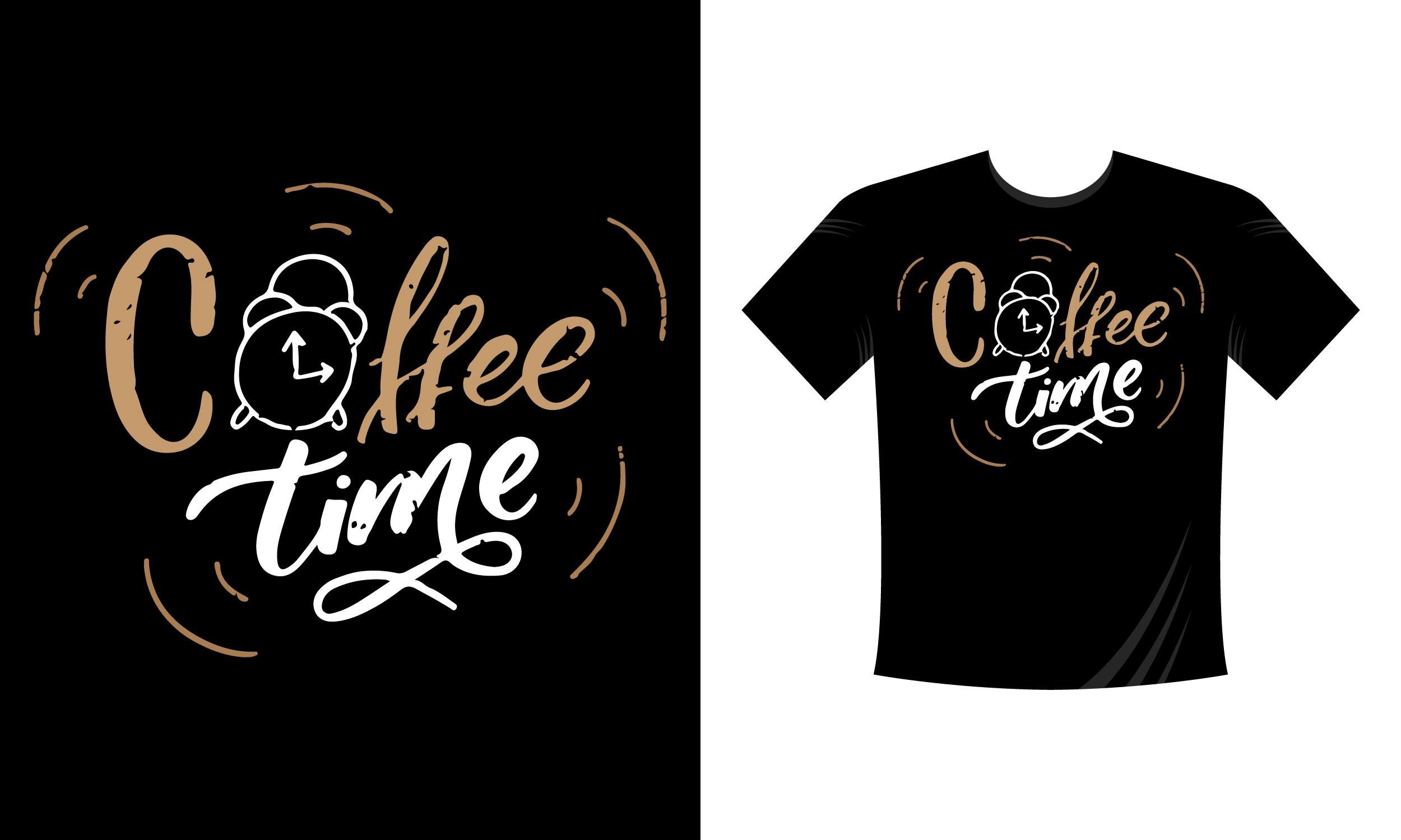 Coffee Time T-Shirt Design