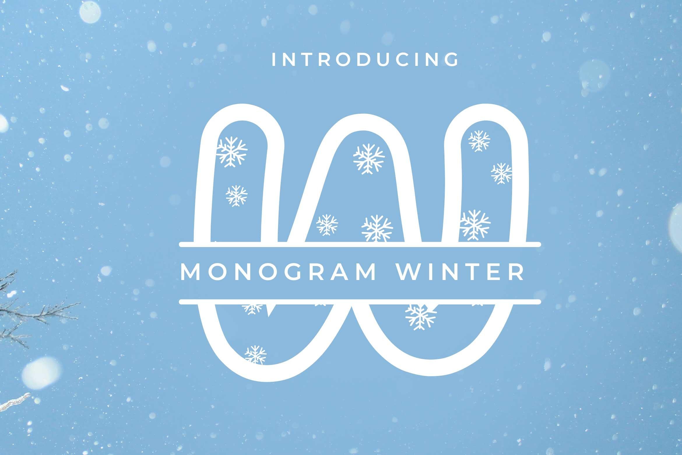 Monogram Winter Font
