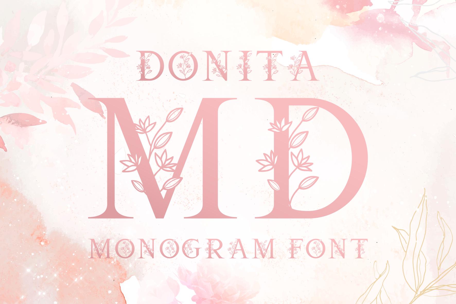 Monogram Donita Font