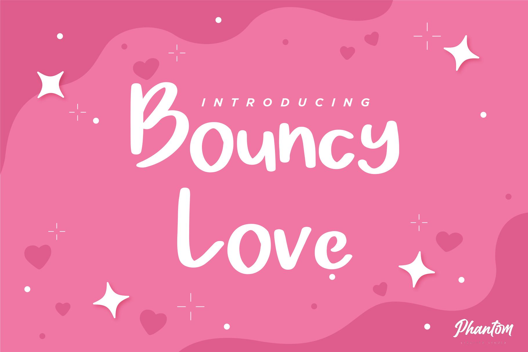 Bouncy Love Font