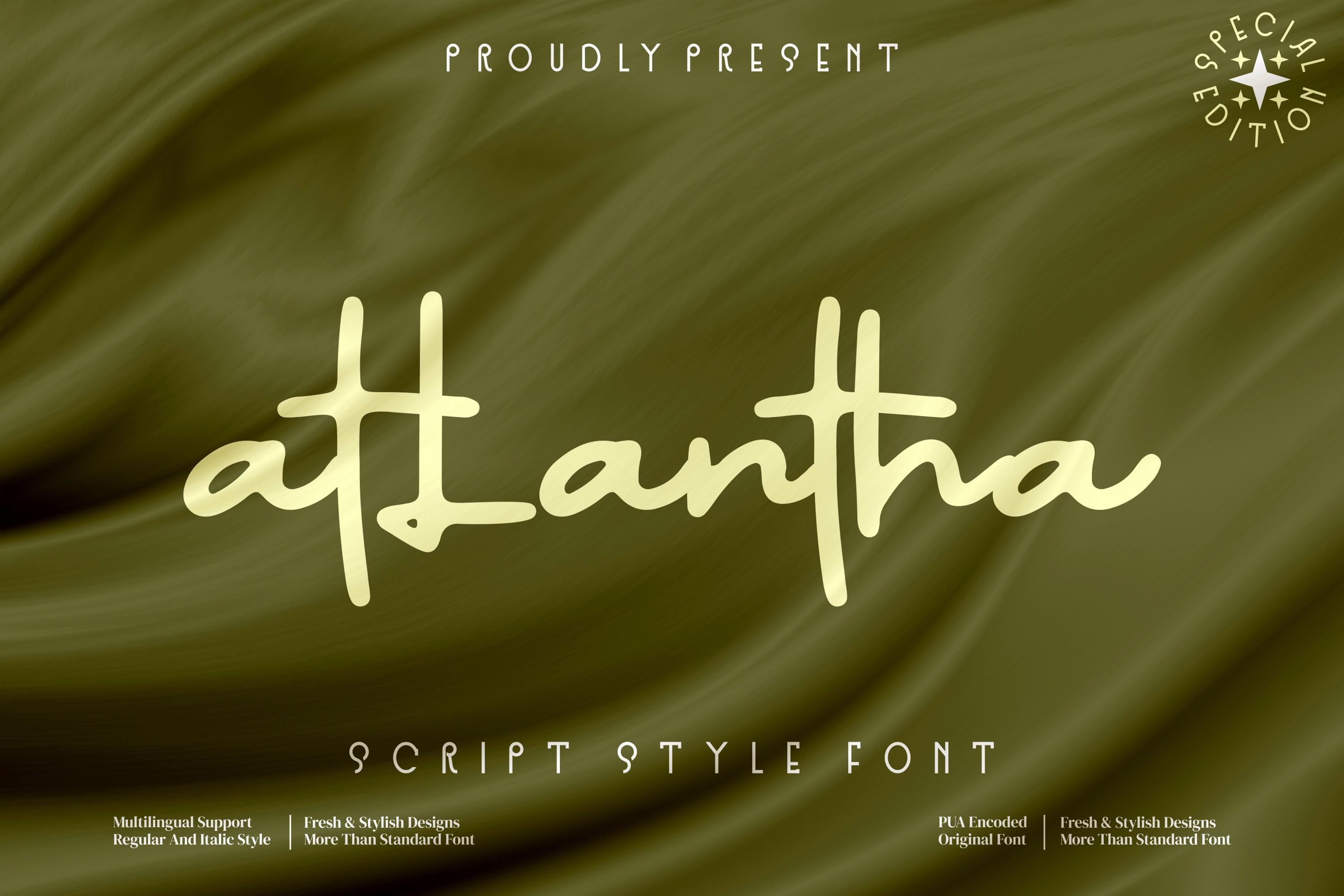 Atlantha Font
