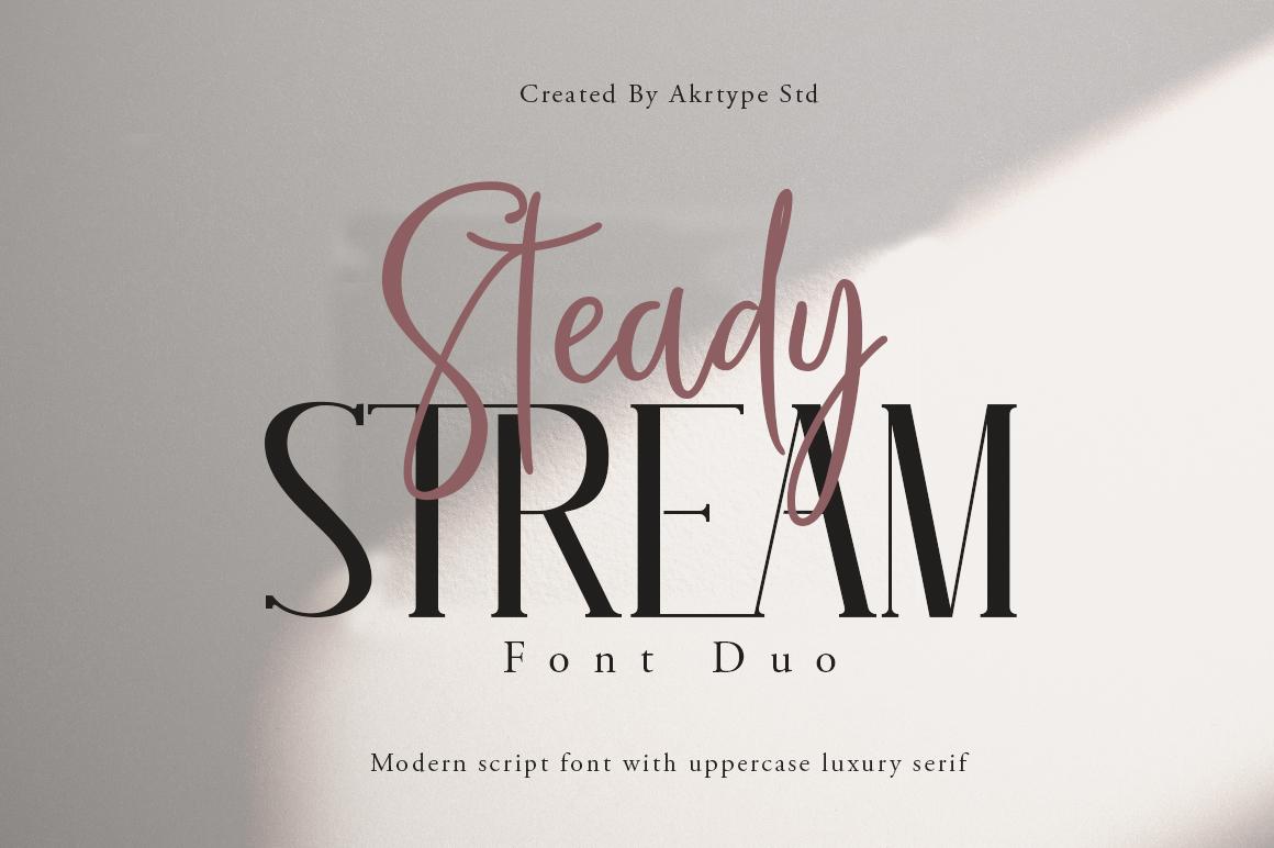 Steady Stream Font