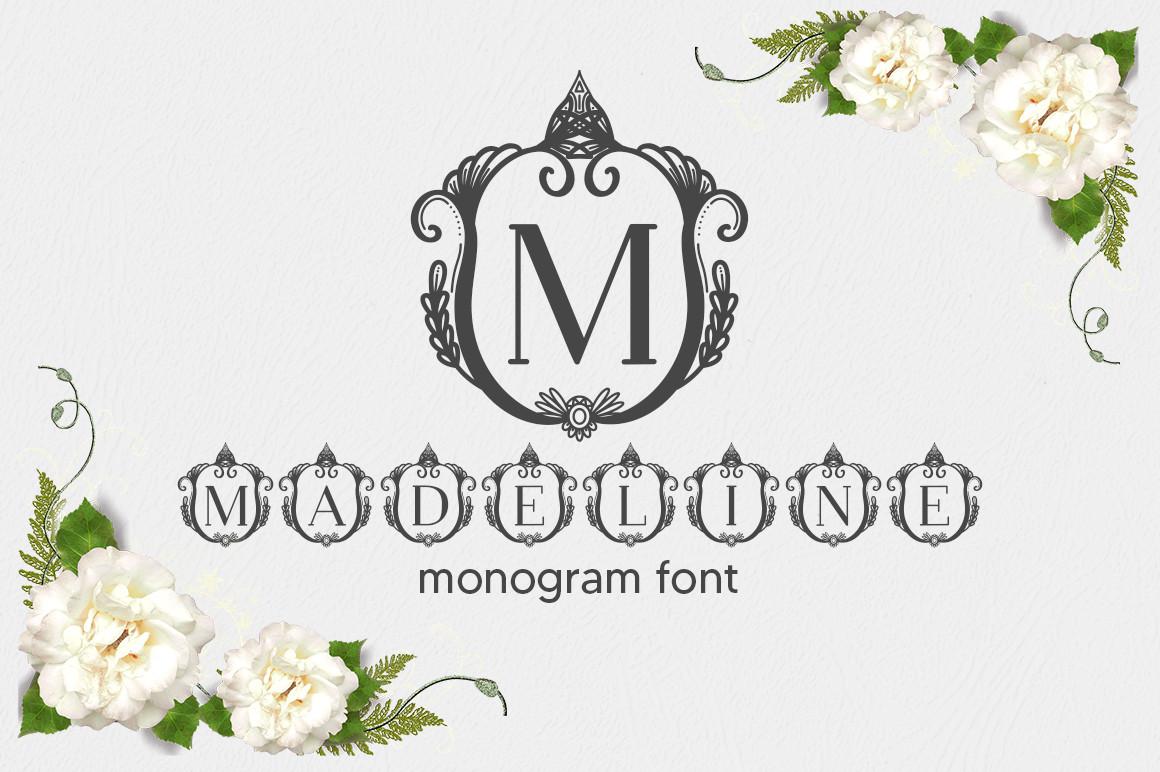 Madeline Monogram Font