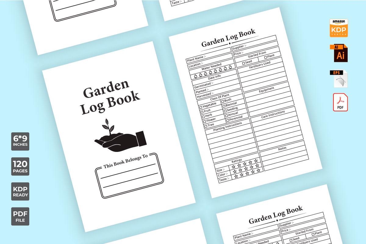 Garden Planner Log Book KDP Interior