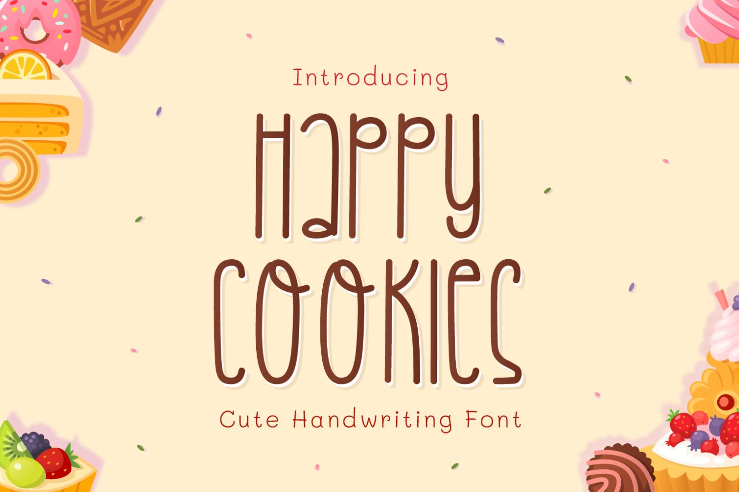 Happy Cookies Font