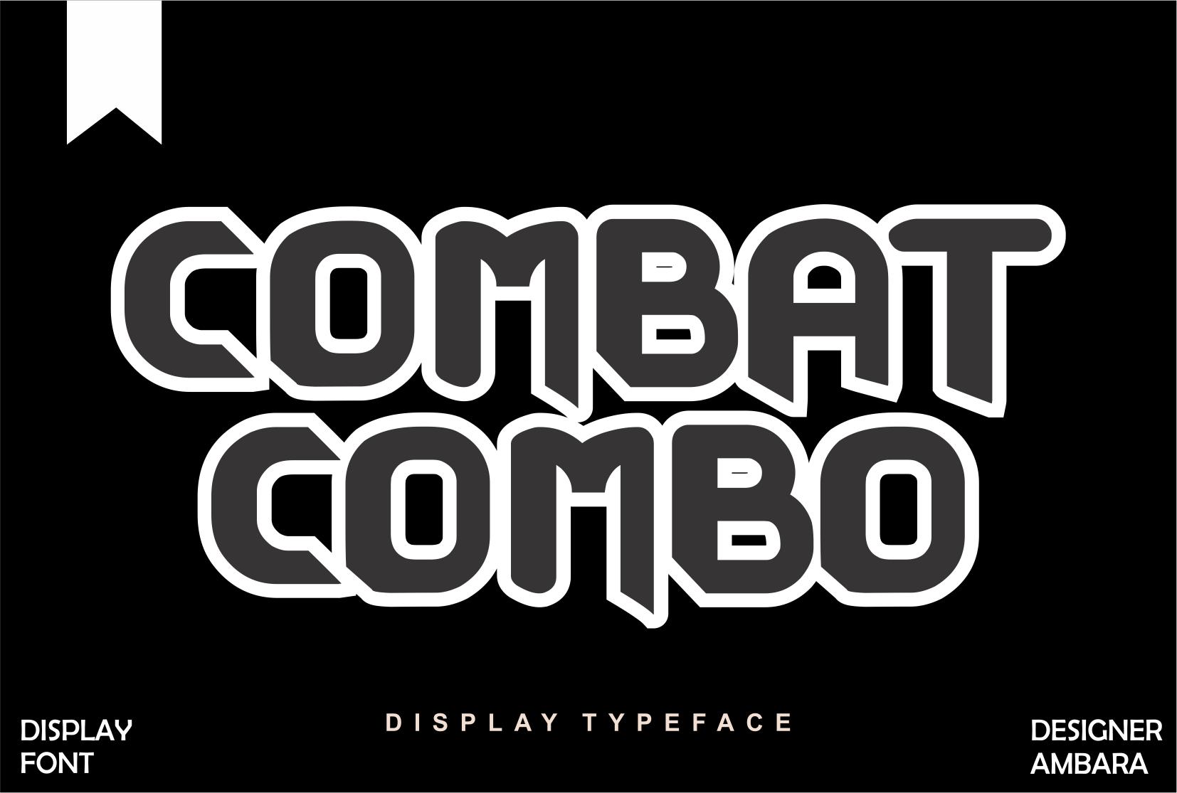 Combat Combo Font