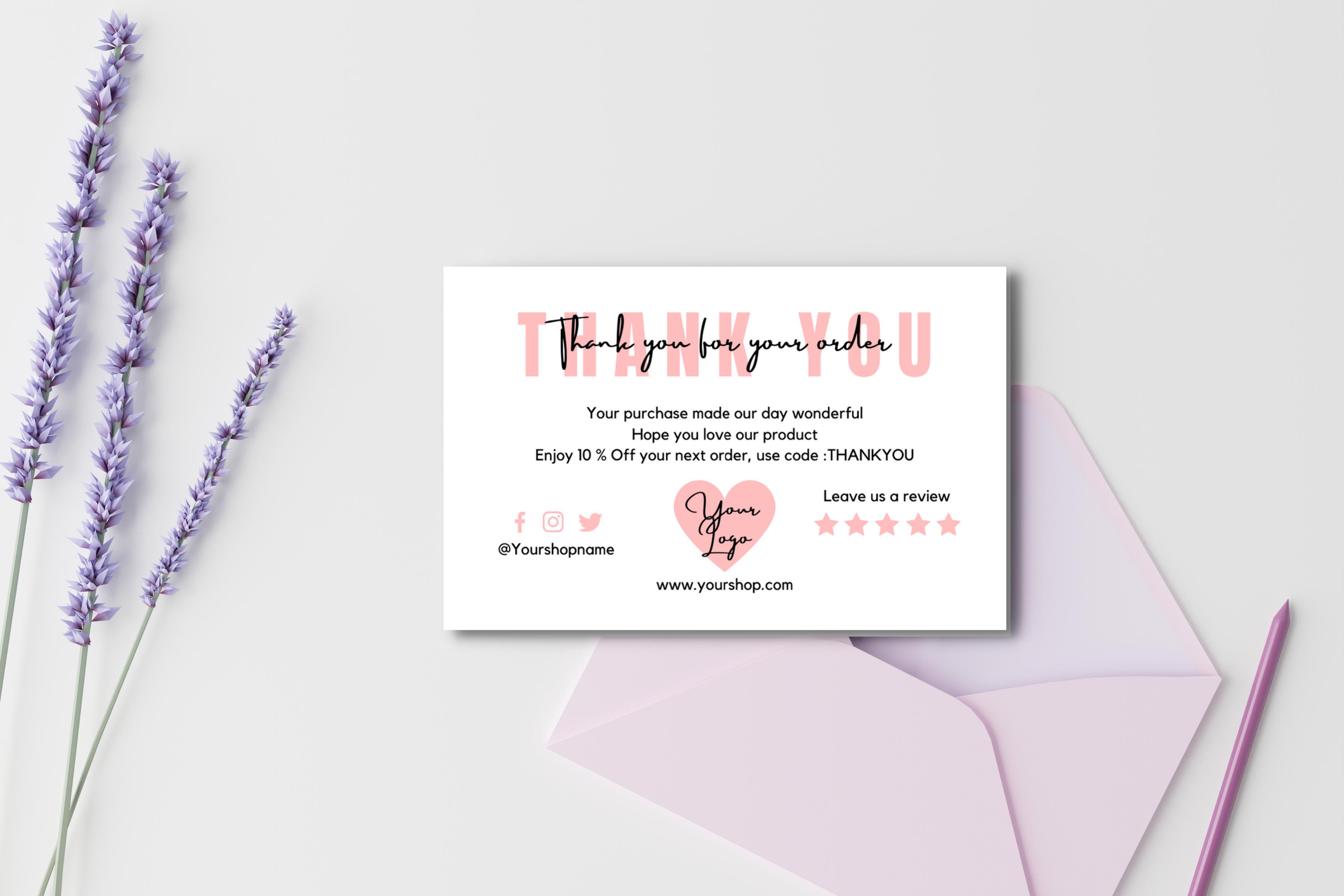 Canva Thank You Card Template 35
