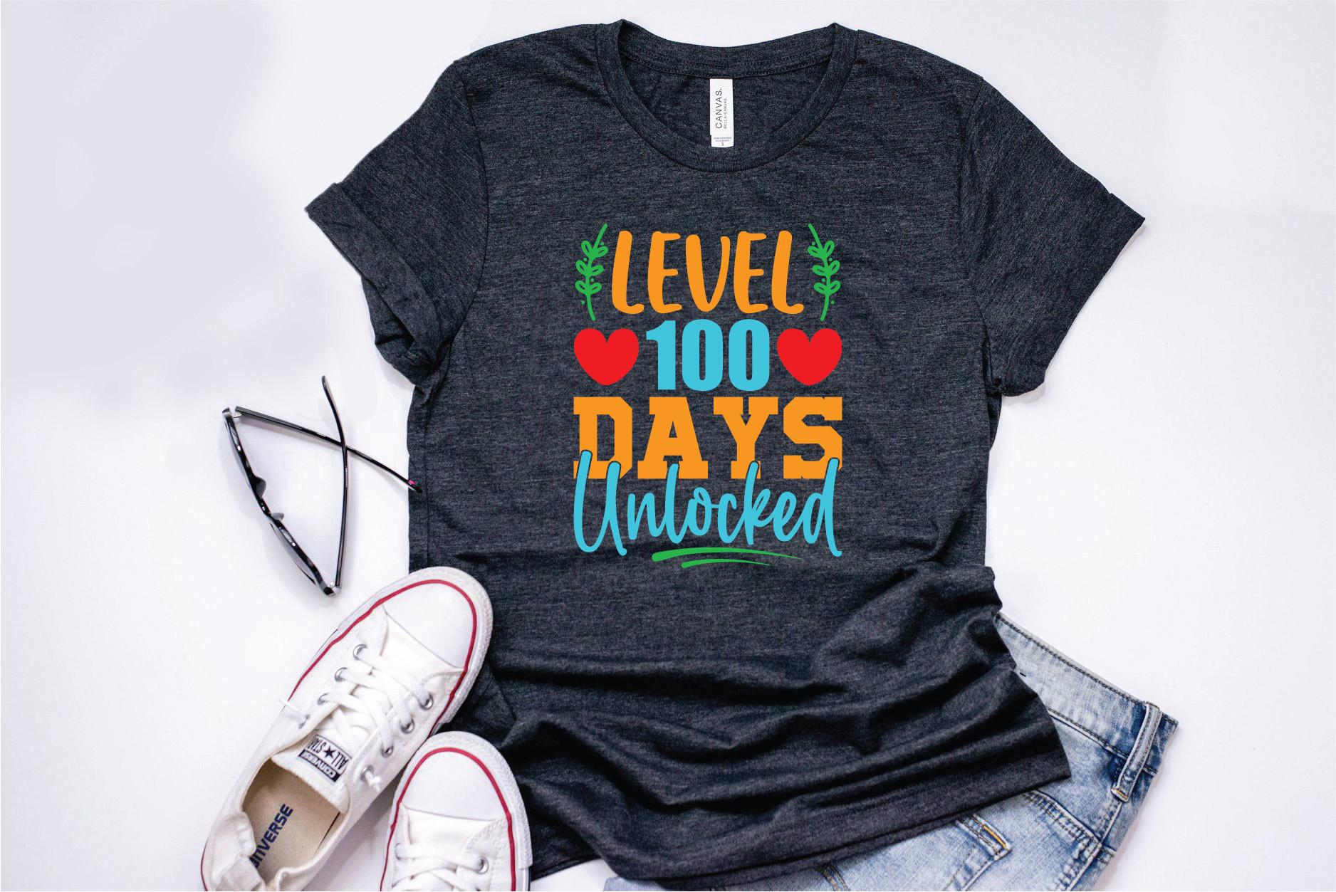 100 Days of School T-Shirt Design
