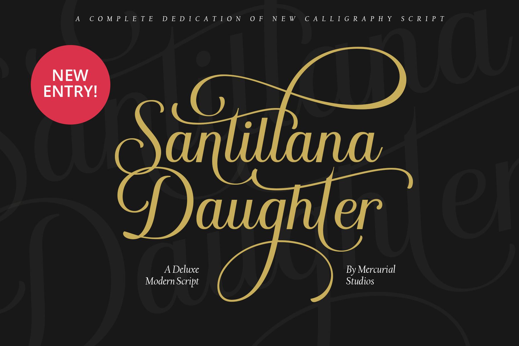 Santillana Daughter Font