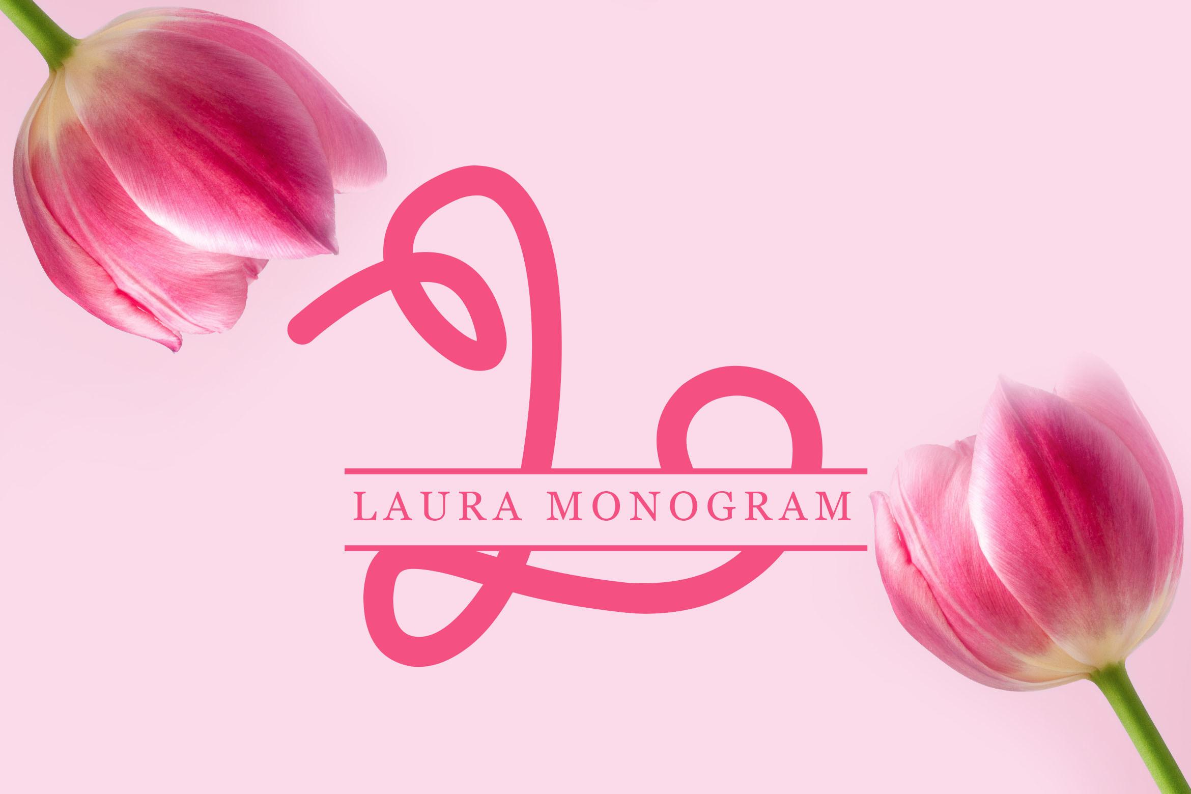 Laura Monogram Font