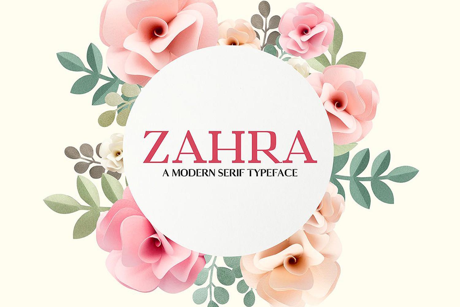 Zahra Family Font