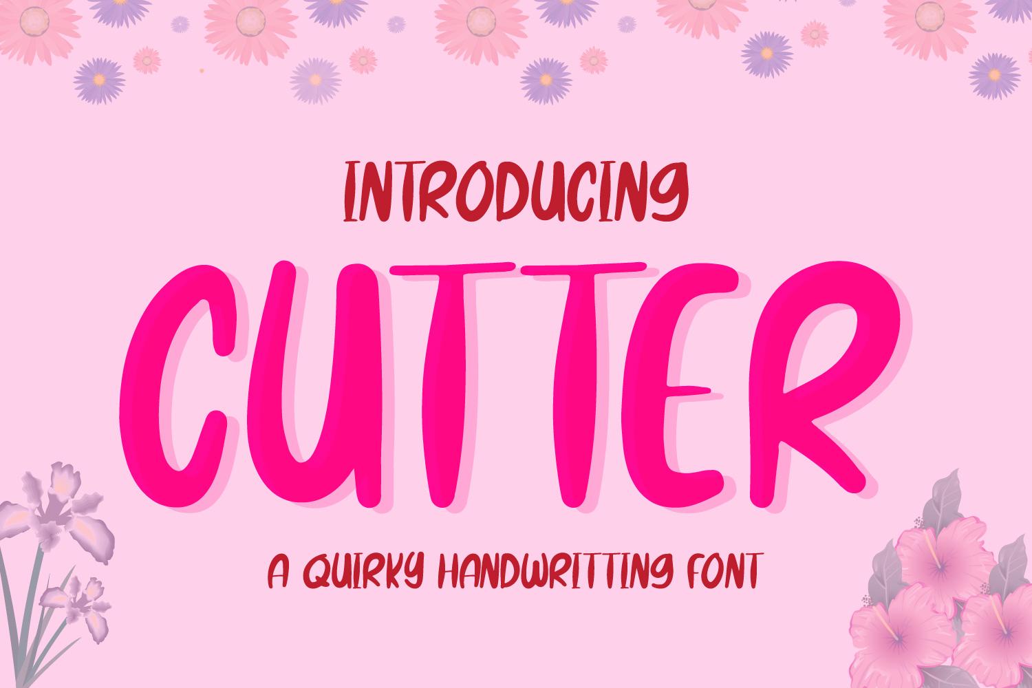 Cutter Font