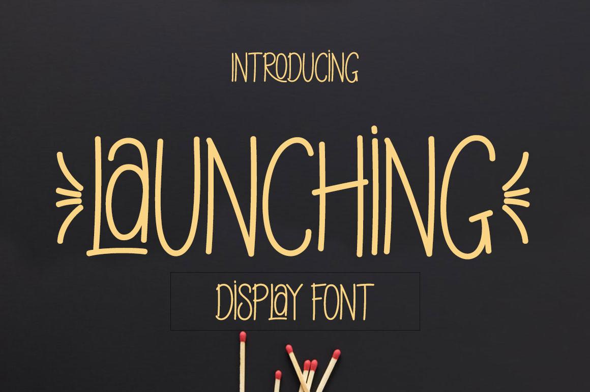 Launching Font