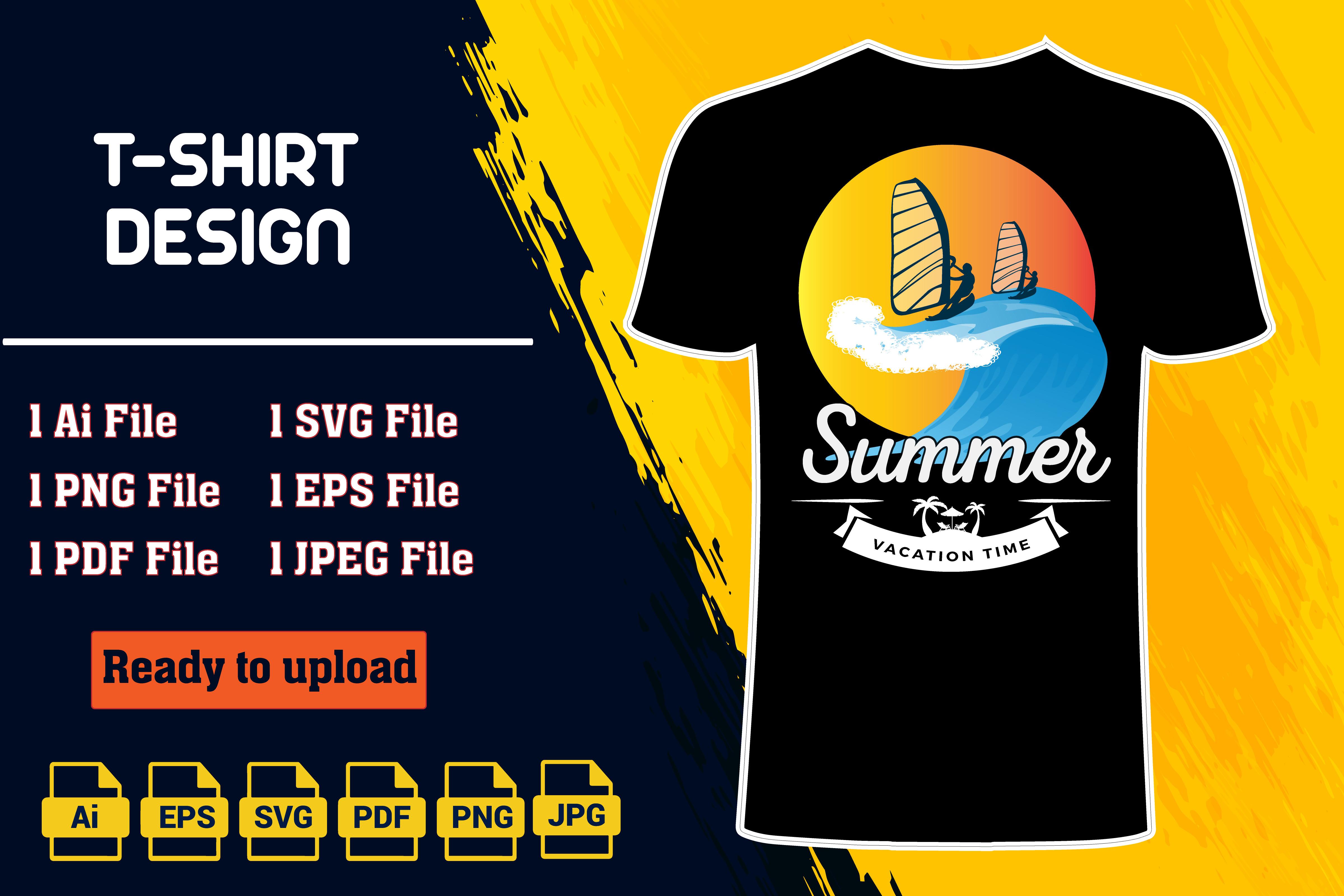 Summer T-shirt Design .