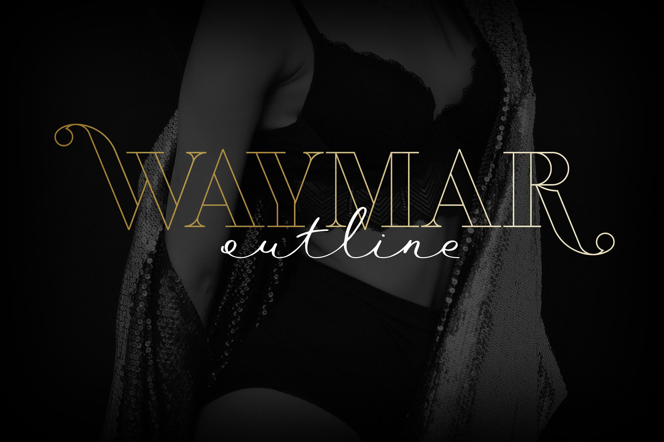 Waymar Outline Font