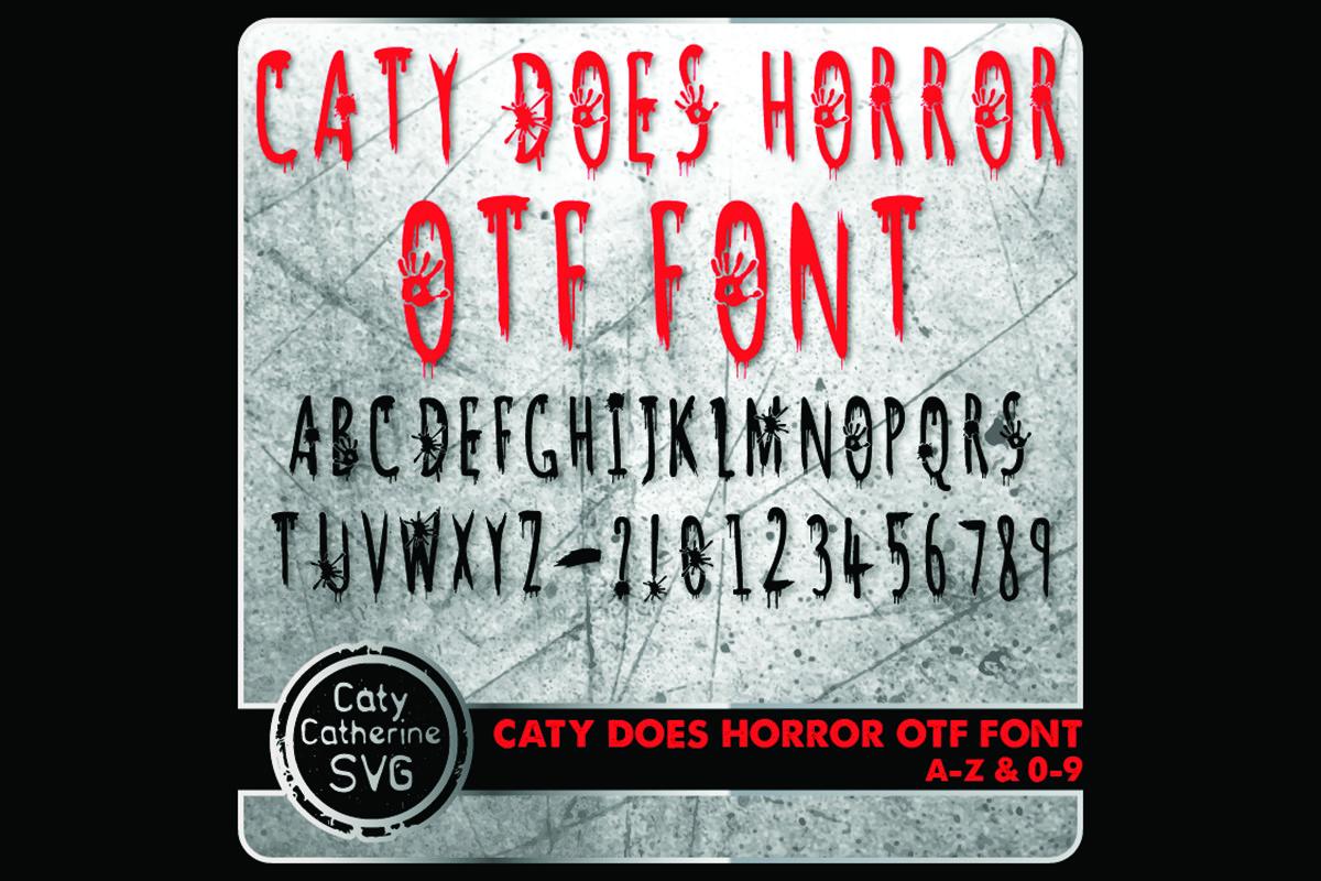 Caty Does Horror Font