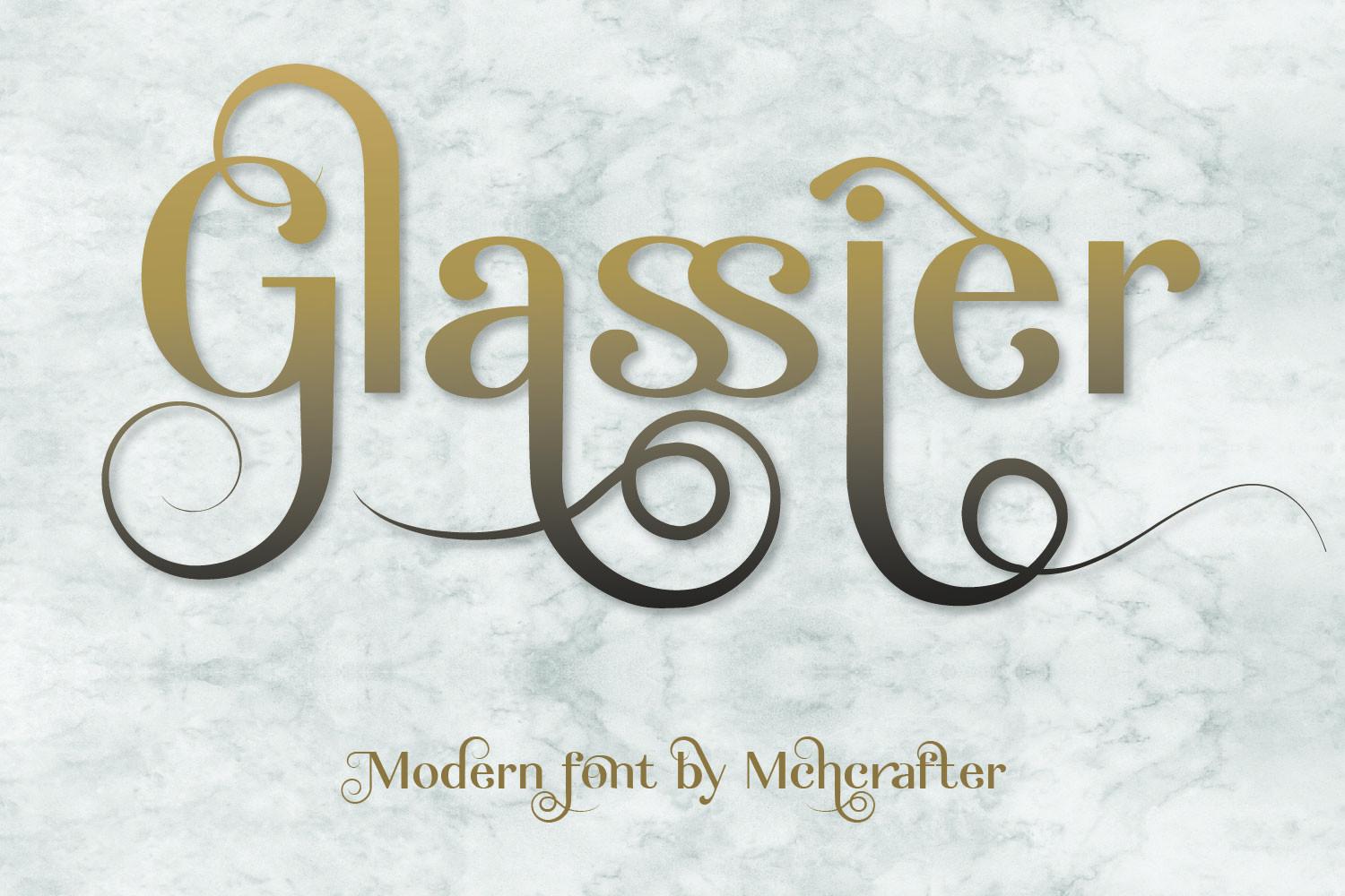 Glassier Font