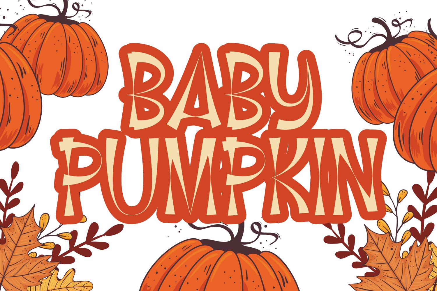Baby Pumpkin Font