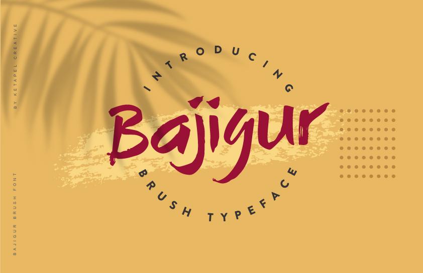 Bajigur Font